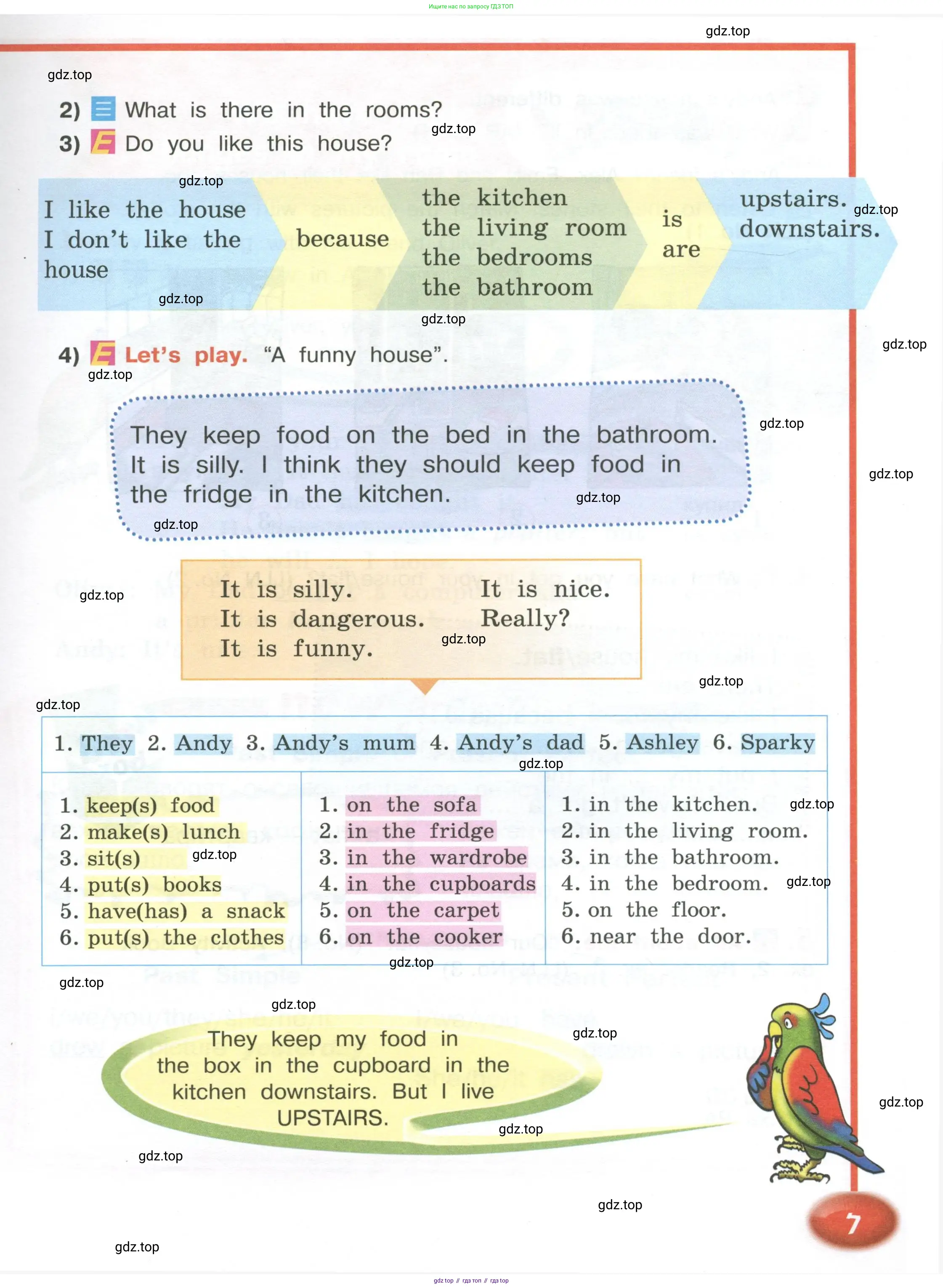 Английский язык (english), 4 класс Учебник (Student's book), авторы: Кузовлев Владимир Петрович (Kuzovlev Vladimir), Перегудова Эльвира Шакировна, Стрельникова Ольга Викторовна (Strelnikova Olga), Дуванова Ольга Викторовна, издательство Просвещение, Москва, 2019, красного цвета, Часть ( Part) 1, страница 7