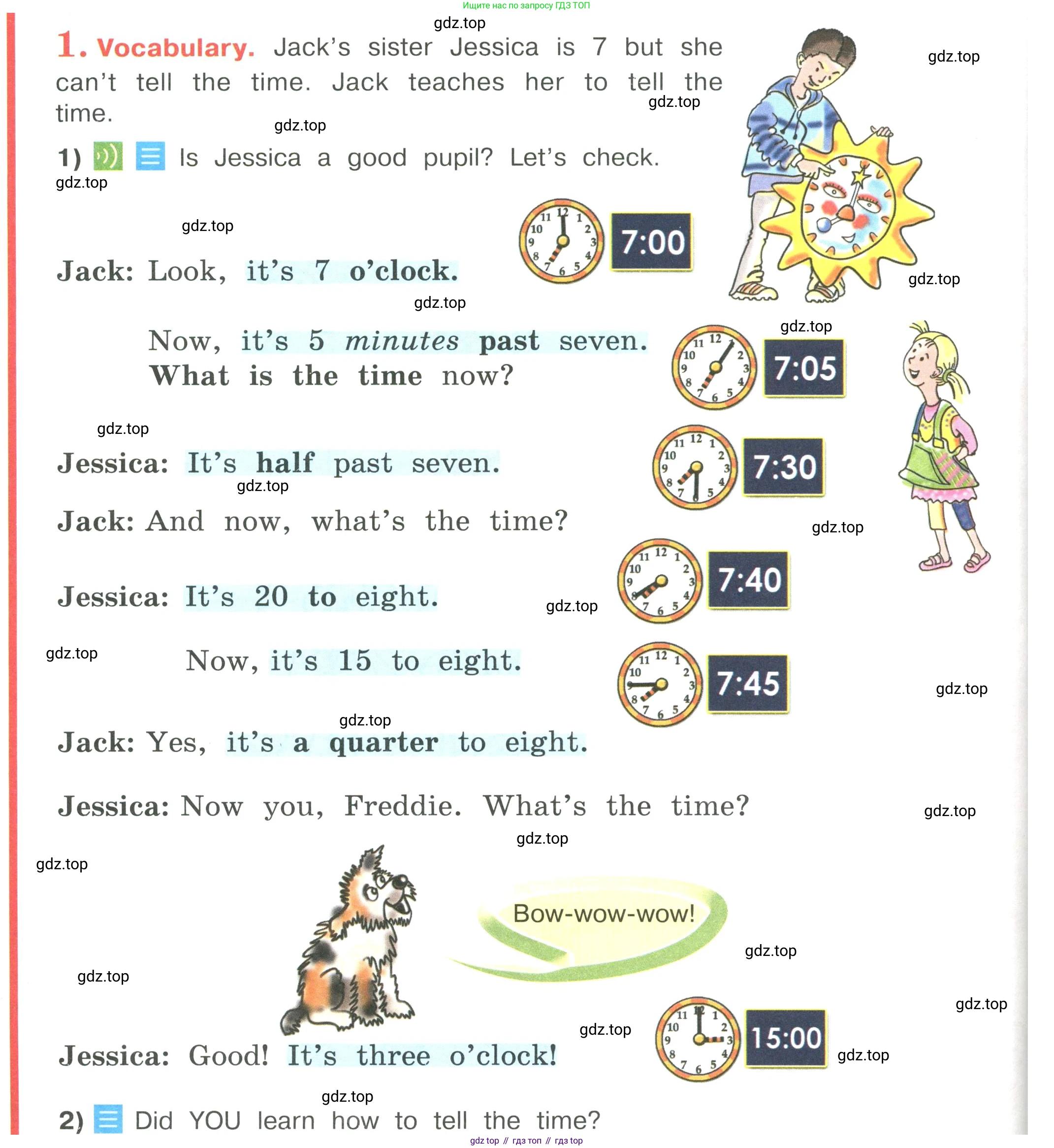 Английский язык (english), 4 класс Учебник (Student's book), авторы: Кузовлев Владимир Петрович (Kuzovlev Vladimir), Перегудова Эльвира Шакировна, Стрельникова Ольга Викторовна (Strelnikova Olga), Дуванова Ольга Викторовна, издательство Просвещение, Москва, 2019, красного цвета, Часть ( Part) 1, страница 36, номер 1, Условие