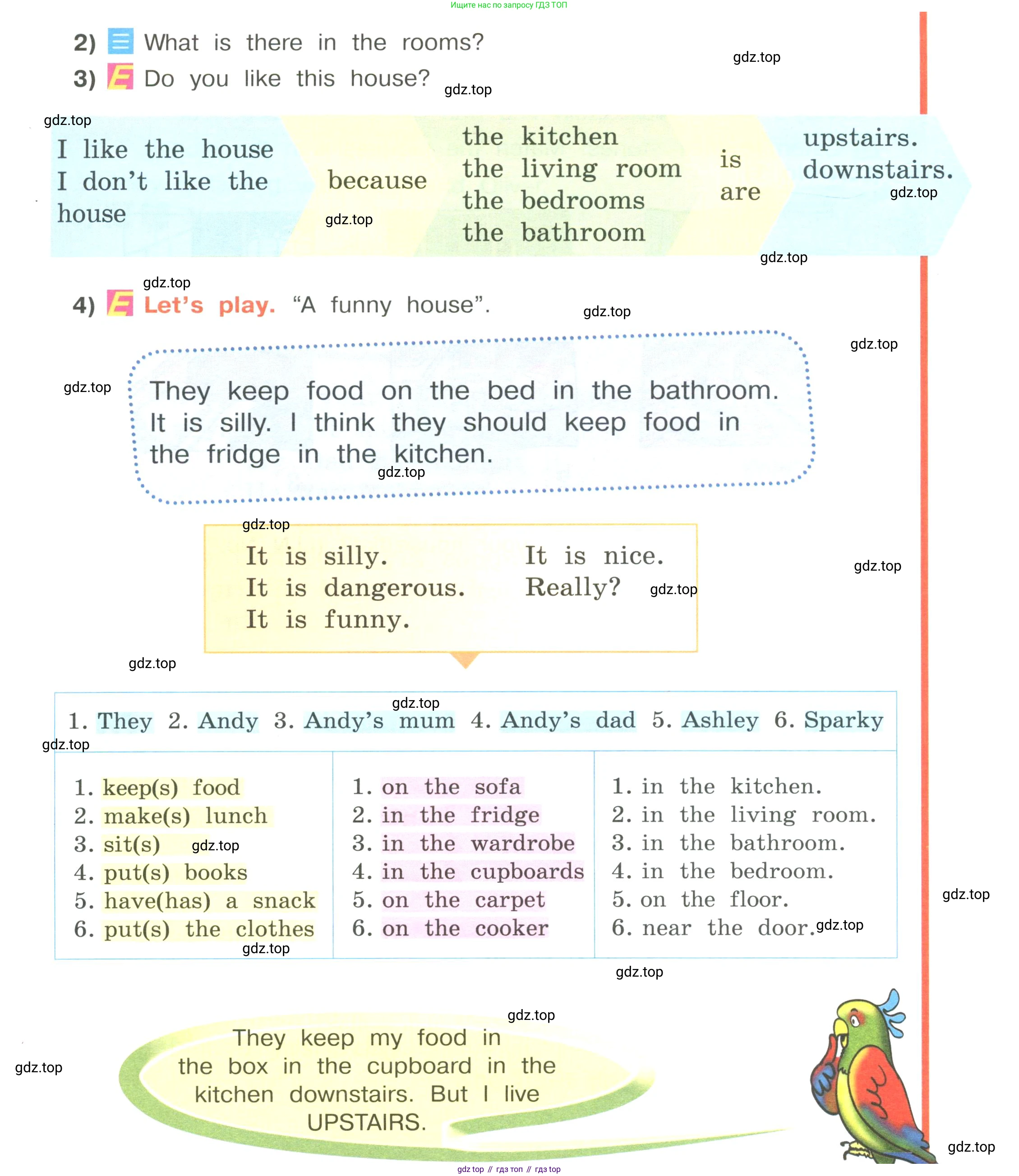 Английский язык (english), 4 класс Учебник (Student's book), авторы: Кузовлев Владимир Петрович (Kuzovlev Vladimir), Перегудова Эльвира Шакировна, Стрельникова Ольга Викторовна (Strelnikova Olga), Дуванова Ольга Викторовна, издательство Просвещение, Москва, 2019, красного цвета, Часть ( Part) 2, страница 6, номер 1, Условие (продолжение 2)