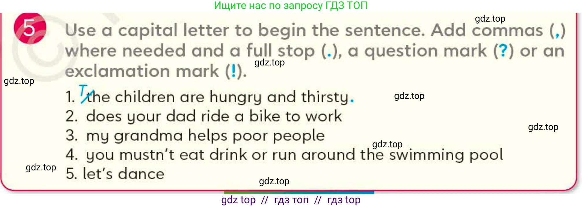 Английский язык (english), 4 класс Учебник (Student's book), авторы: Митчелл Гарольд (Mitchell Harold), Малгогианни Марилени (Malkogianni Marileni), Василиу Константина (Vasileiou Konstantina), издательство MM Publications, Алматы, 2024, голубого цвета, страница 27, номер 5, Условие