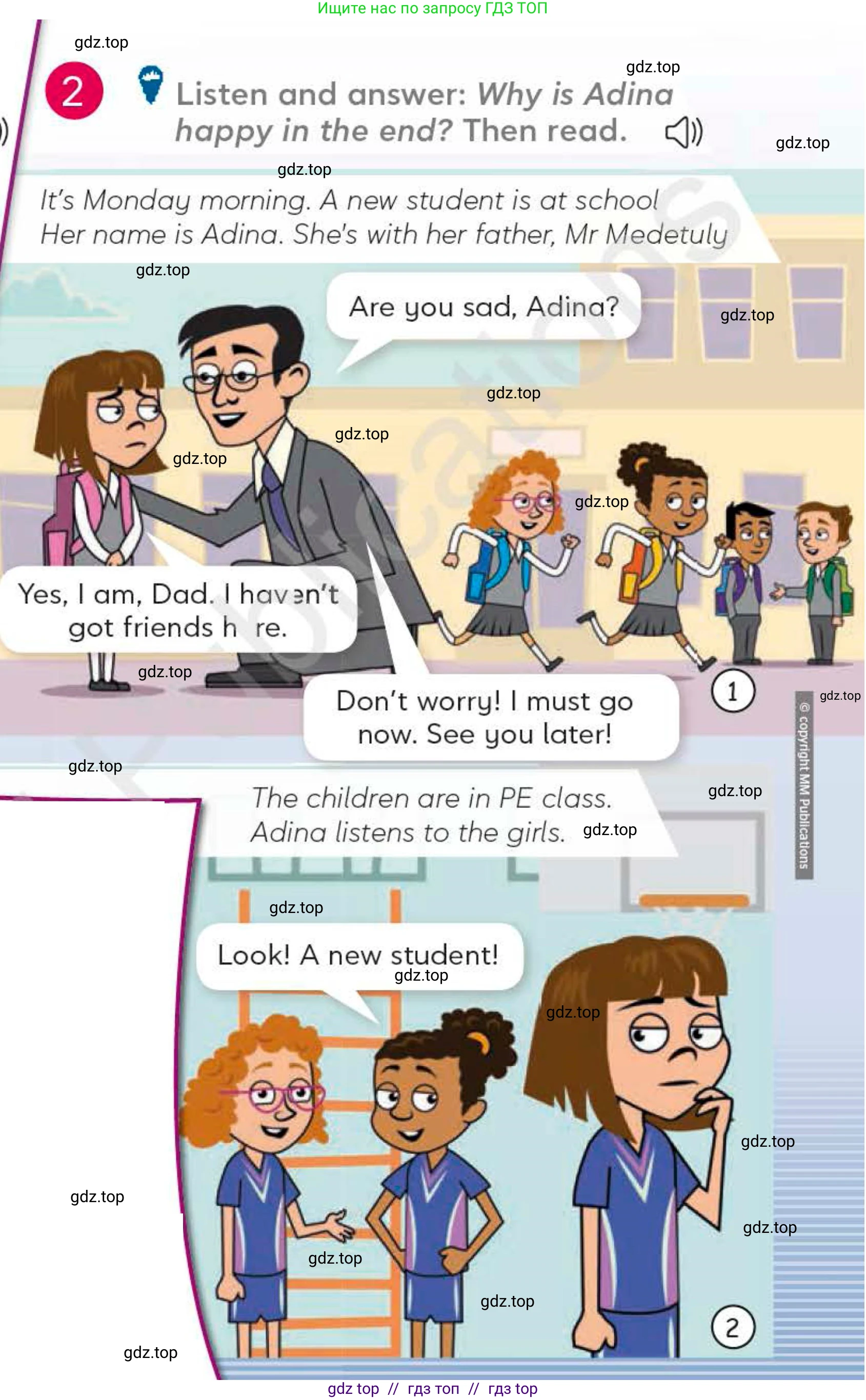 Английский язык (english), 4 класс Учебник (Student's book), авторы: Митчелл Гарольд (Mitchell Harold), Малгогианни Марилени (Malkogianni Marileni), Василиу Константина (Vasileiou Konstantina), издательство MM Publications, Алматы, 2024, голубого цвета, страница 28, номер 2, Условие