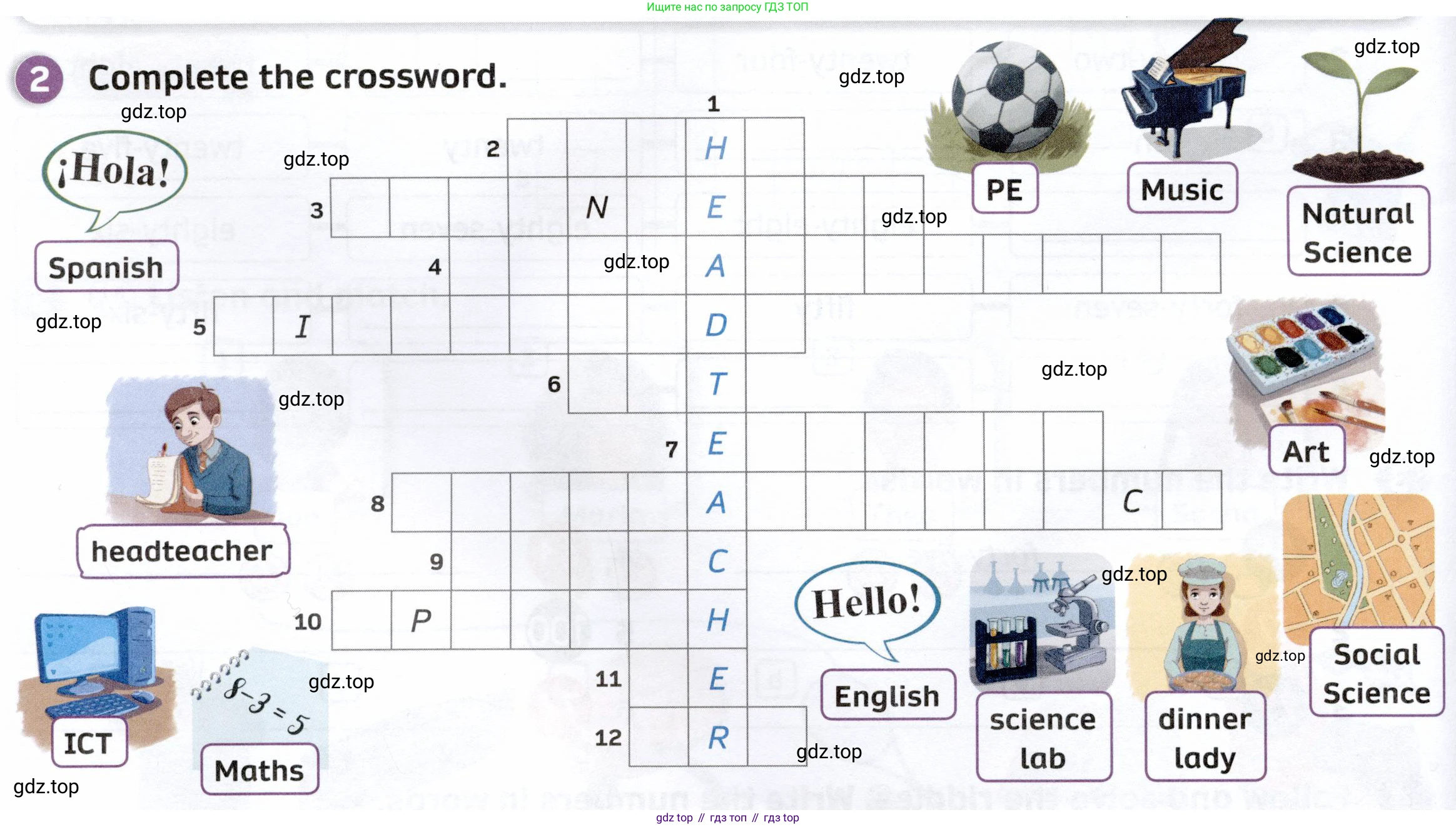 ГДЗ Английский язык (english), 4 класс Рабочая тетрадь (workbook), авторы: Покидова Анастасия Дмитриевна (Pokidova Anastasiya), Авелло Инес (Avello Ines), Махоуни Мишель (Mahony Michelle), издательство Просвещение, Москва, 2023, зелёного цвета, страница 8, номер 2, Условие