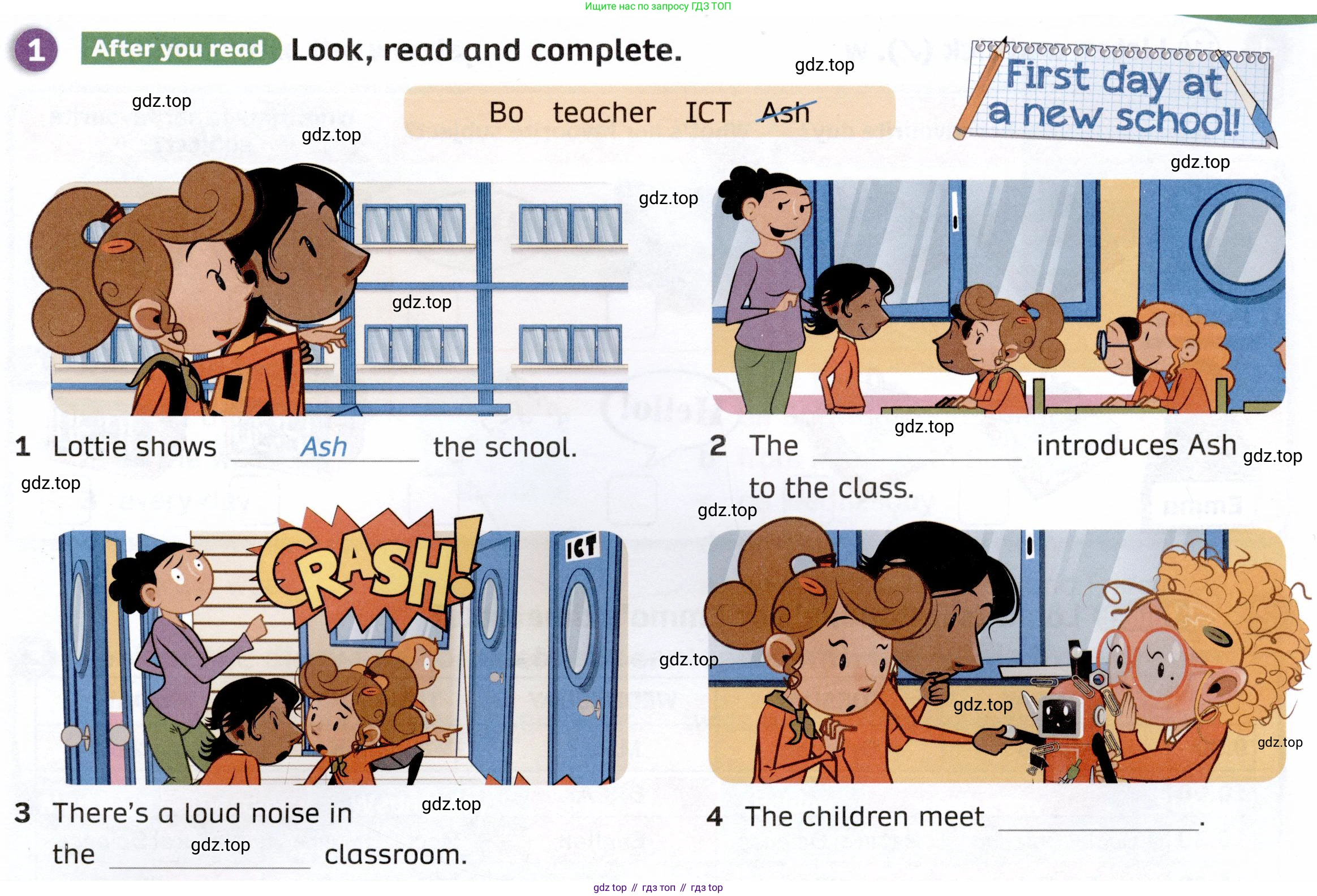 ГДЗ Английский язык (english), 4 класс Рабочая тетрадь (workbook), авторы: Покидова Анастасия Дмитриевна (Pokidova Anastasiya), Авелло Инес (Avello Ines), Махоуни Мишель (Mahony Michelle), издательство Просвещение, Москва, 2023, зелёного цвета, страница 9, номер 1, Условие
