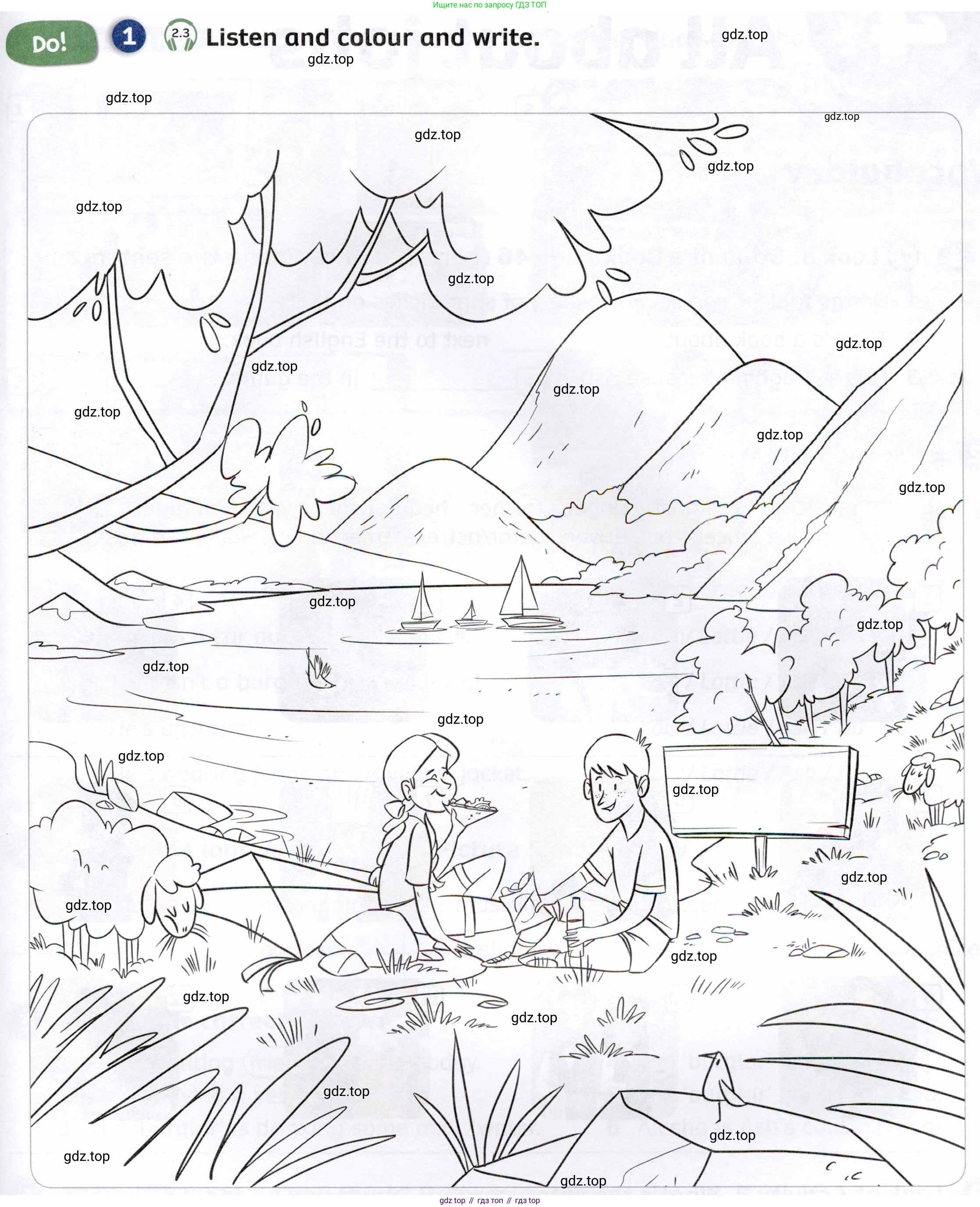 ГДЗ Английский язык (english), 4 класс Рабочая тетрадь (workbook), авторы: Покидова Анастасия Дмитриевна (Pokidova Anastasiya), Авелло Инес (Avello Ines), Махоуни Мишель (Mahony Michelle), издательство Просвещение, Москва, 2023, зелёного цвета, страница 43, номер 1, Условие