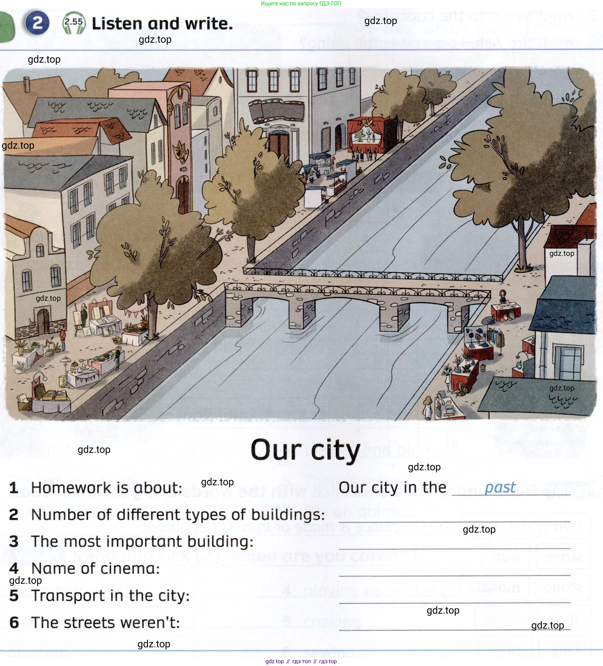 ГДЗ Английский язык (english), 4 класс Рабочая тетрадь (workbook), авторы: Покидова Анастасия Дмитриевна (Pokidova Anastasiya), Авелло Инес (Avello Ines), Махоуни Мишель (Mahony Michelle), издательство Просвещение, Москва, 2023, зелёного цвета, страница 79, номер 2, Условие