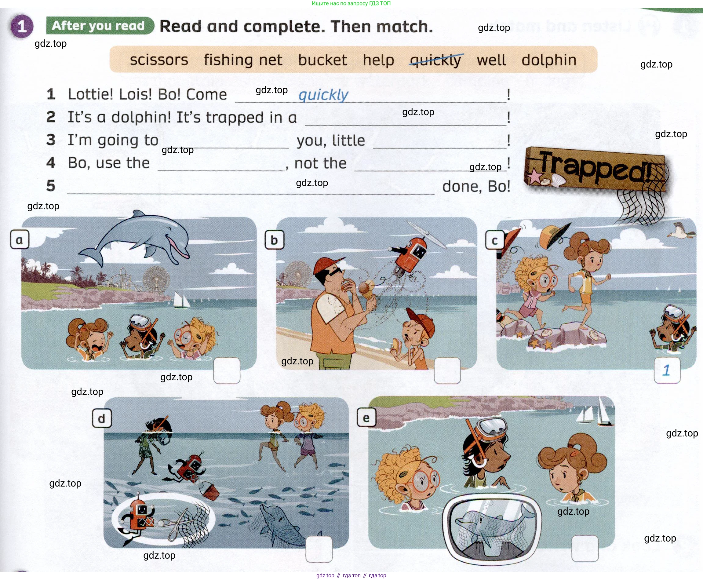 ГДЗ Английский язык (english), 4 класс Рабочая тетрадь (workbook), авторы: Покидова Анастасия Дмитриевна (Pokidova Anastasiya), Авелло Инес (Avello Ines), Махоуни Мишель (Mahony Michelle), издательство Просвещение, Москва, 2023, зелёного цвета, страница 105, номер 1, Условие