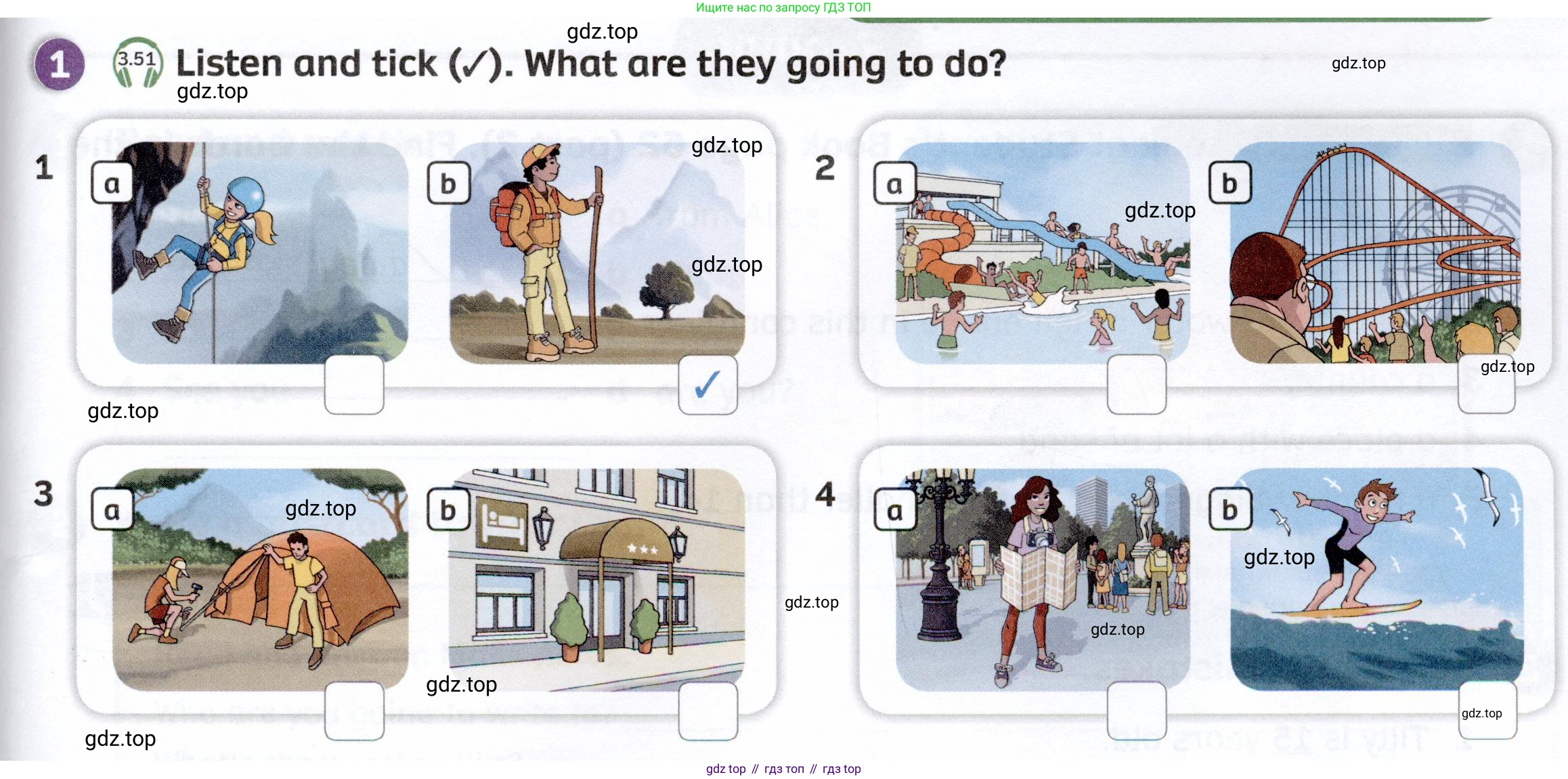 ГДЗ Английский язык (english), 4 класс Рабочая тетрадь (workbook), авторы: Покидова Анастасия Дмитриевна (Pokidova Anastasiya), Авелло Инес (Avello Ines), Махоуни Мишель (Mahony Michelle), издательство Просвещение, Москва, 2023, зелёного цвета, страница 109, номер 1, Условие