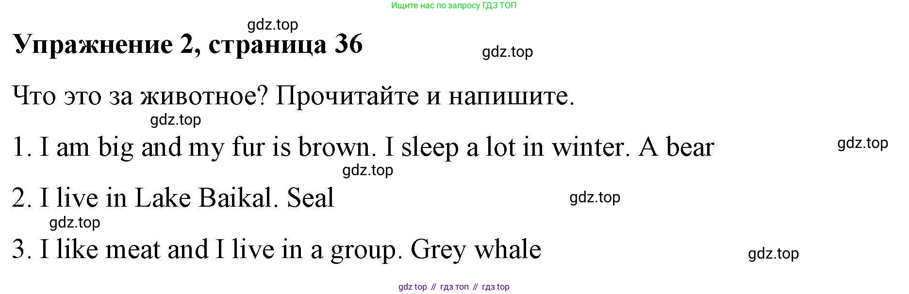 ГДЗ Английский язык (english), 4 класс Рабочая тетрадь (workbook), авторы: Покидова Анастасия Дмитриевна (Pokidova Anastasiya), Авелло Инес (Avello Ines), Махоуни Мишель (Mahony Michelle), издательство Просвещение, Москва, 2023, зелёного цвета, страница 36, номер 2, Решение