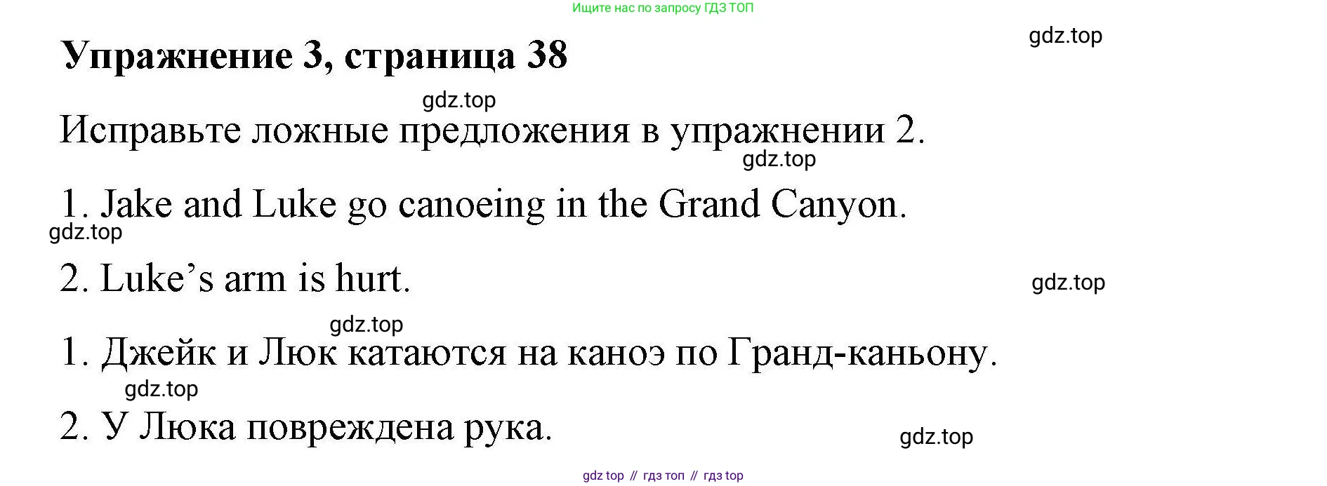 ГДЗ Английский язык (english), 4 класс Рабочая тетрадь (workbook), авторы: Покидова Анастасия Дмитриевна (Pokidova Anastasiya), Авелло Инес (Avello Ines), Махоуни Мишель (Mahony Michelle), издательство Просвещение, Москва, 2023, зелёного цвета, страница 38, номер 3, Решение