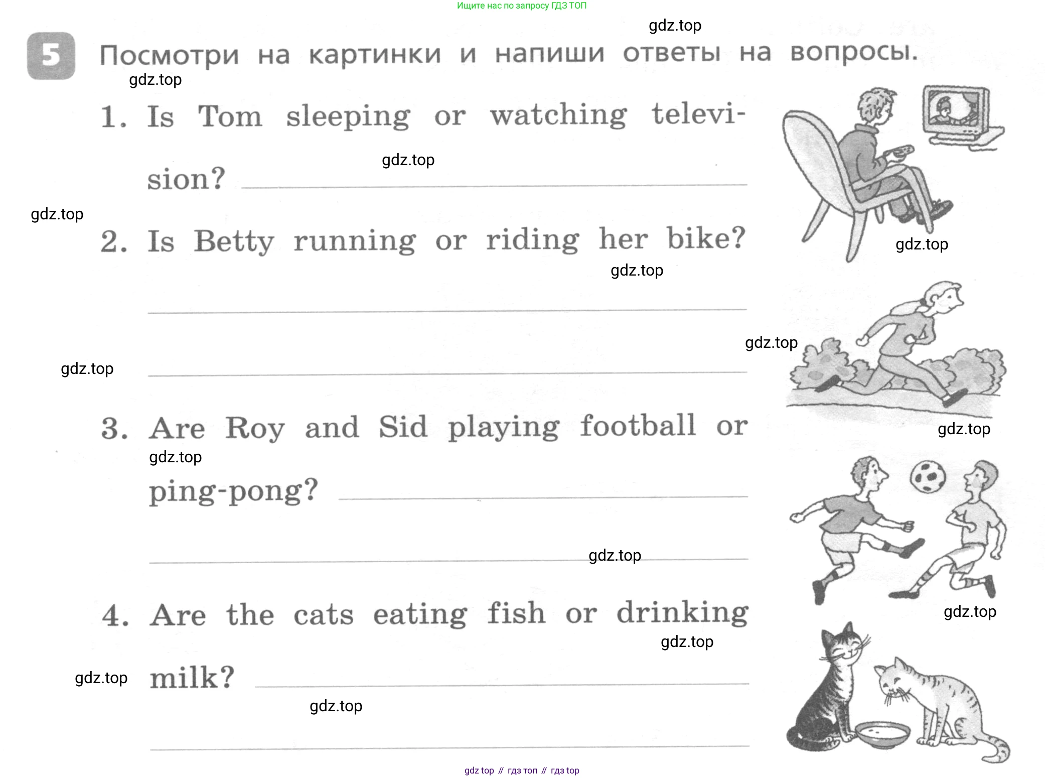 ГДЗ Английский язык (english), 4 класс Контрольные работы, авторы: Афанасьева Ольга Васильевна (Afanasyeva Olga), Михеева Ирина Владимировна (Mikheeva Irina), Баранова Ксения Михайловна (Baranova Ksenia), издательство Просвещение, Москва, 2016 - 2023, сиреневого цвета, страница 21, номер 5, Условие