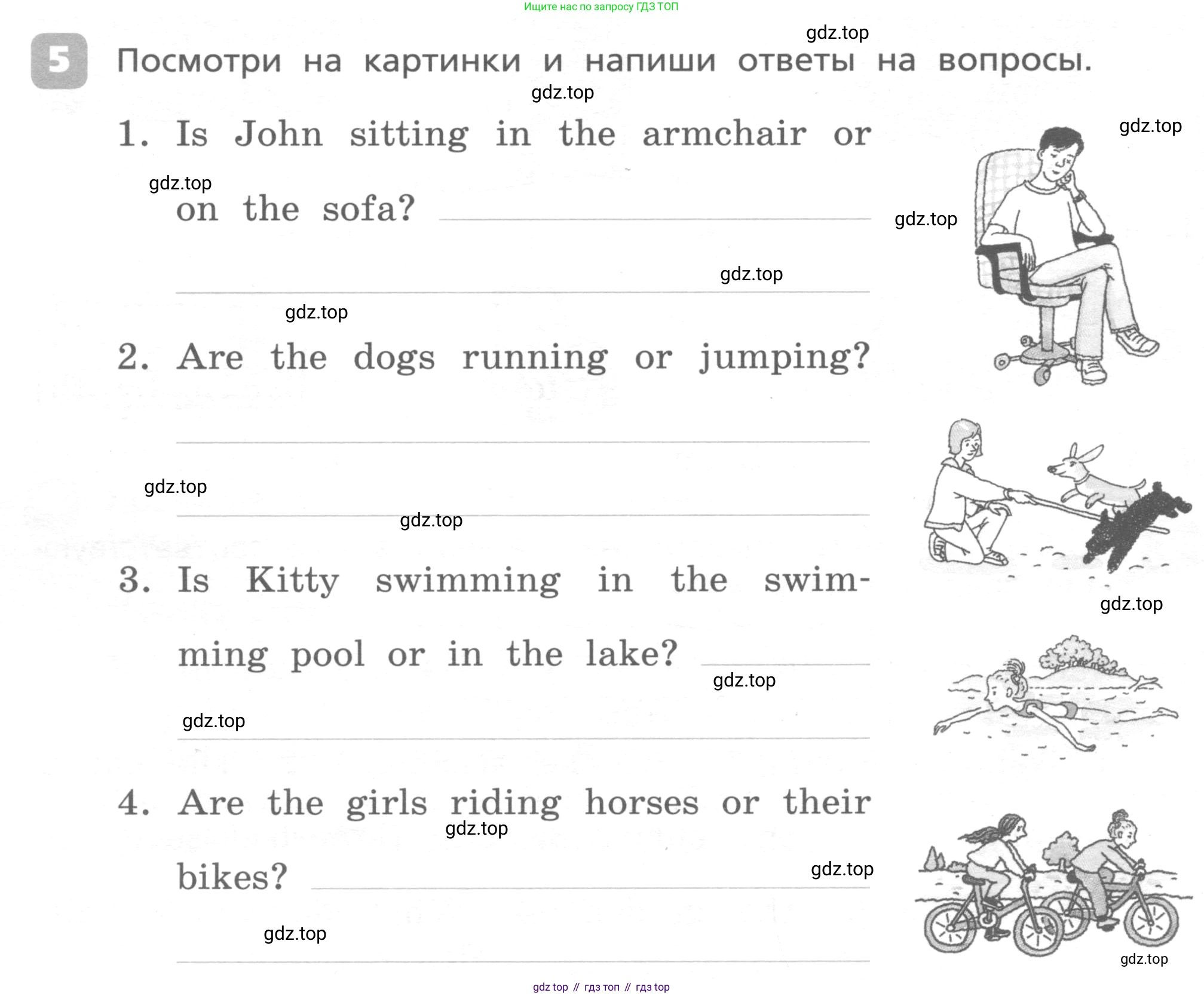 ГДЗ Английский язык (english), 4 класс Контрольные работы, авторы: Афанасьева Ольга Васильевна (Afanasyeva Olga), Михеева Ирина Владимировна (Mikheeva Irina), Баранова Ксения Михайловна (Baranova Ksenia), издательство Просвещение, Москва, 2016 - 2023, сиреневого цвета, страница 26, номер 5, Условие