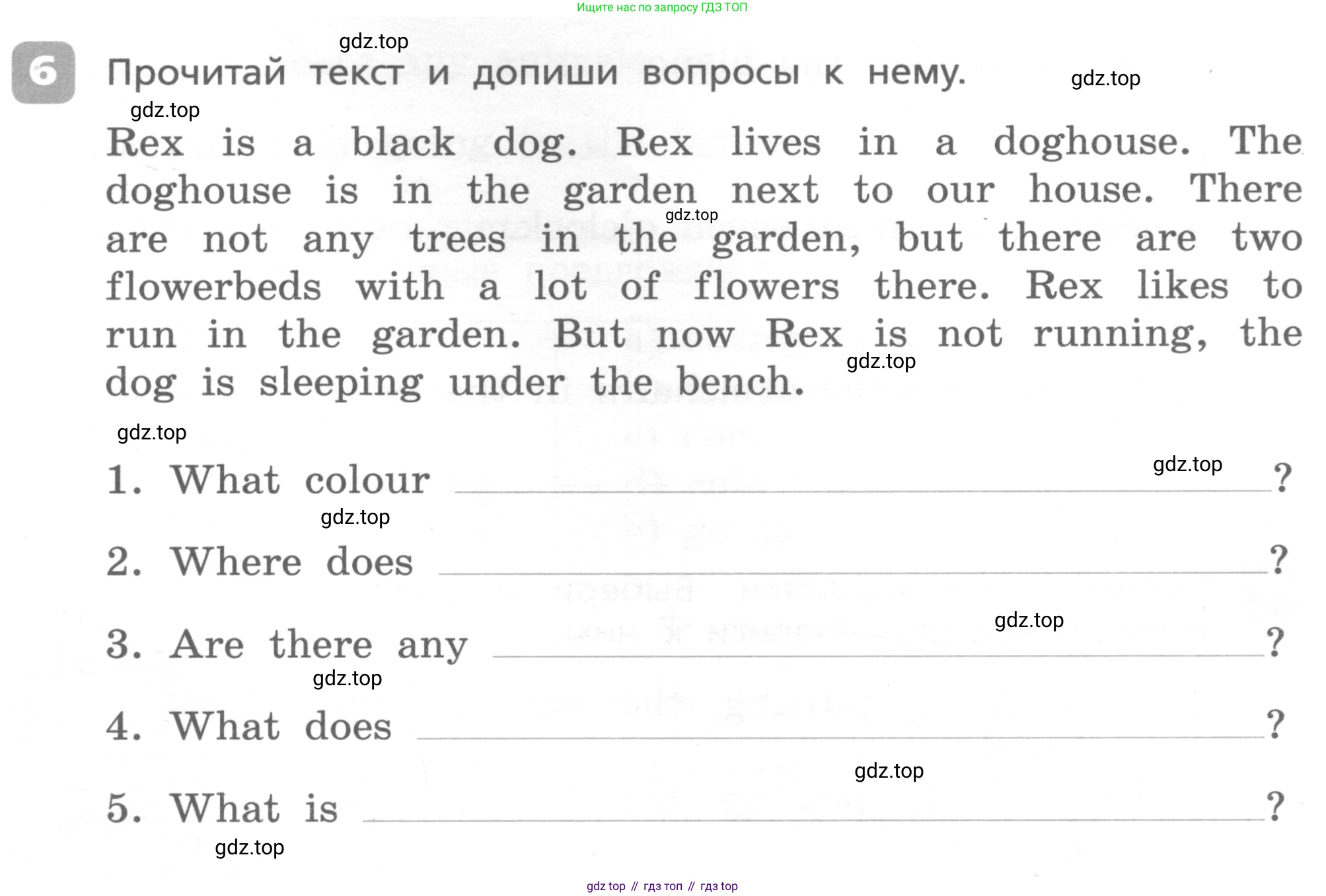 ГДЗ Английский язык (english), 4 класс Контрольные работы, авторы: Афанасьева Ольга Васильевна (Afanasyeva Olga), Михеева Ирина Владимировна (Mikheeva Irina), Баранова Ксения Михайловна (Baranova Ksenia), издательство Просвещение, Москва, 2016 - 2023, сиреневого цвета, страница 41, номер 6, Условие