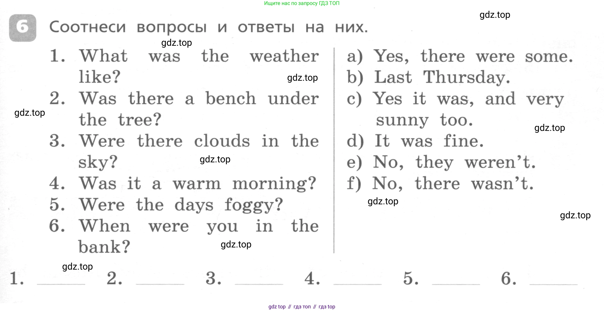 ГДЗ Английский язык (english), 4 класс Контрольные работы, авторы: Афанасьева Ольга Васильевна (Afanasyeva Olga), Михеева Ирина Владимировна (Mikheeva Irina), Баранова Ксения Михайловна (Baranova Ksenia), издательство Просвещение, Москва, 2016 - 2023, сиреневого цвета, страница 75, номер 6, Условие