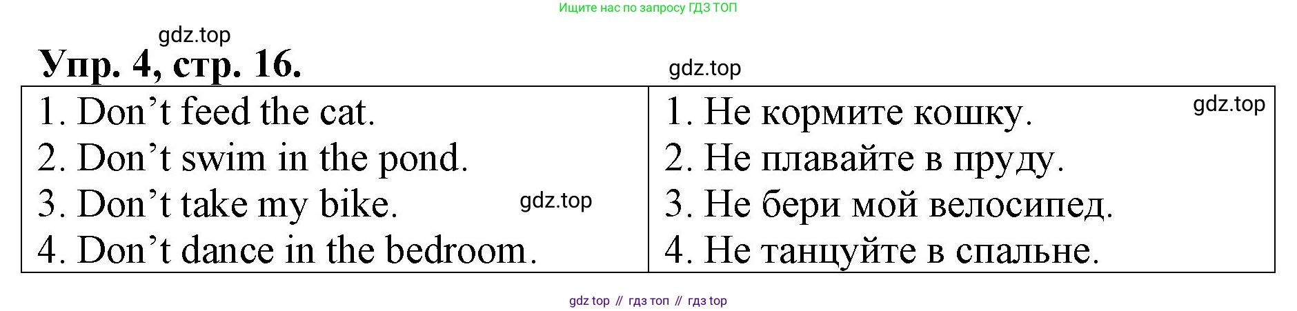 ГДЗ Английский язык (english), 4 класс Контрольные работы, авторы: Афанасьева Ольга Васильевна (Afanasyeva Olga), Михеева Ирина Владимировна (Mikheeva Irina), Баранова Ксения Михайловна (Baranova Ksenia), издательство Просвещение, Москва, 2016 - 2023, сиреневого цвета, страница 16, номер 4, Решение