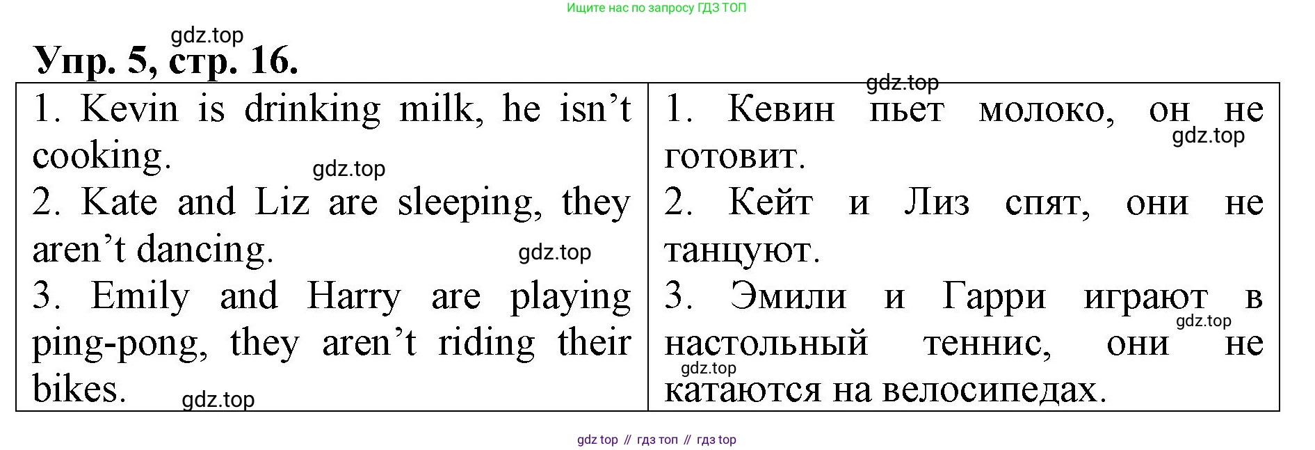 ГДЗ Английский язык (english), 4 класс Контрольные работы, авторы: Афанасьева Ольга Васильевна (Afanasyeva Olga), Михеева Ирина Владимировна (Mikheeva Irina), Баранова Ксения Михайловна (Baranova Ksenia), издательство Просвещение, Москва, 2016 - 2023, сиреневого цвета, страница 16, номер 5, Решение