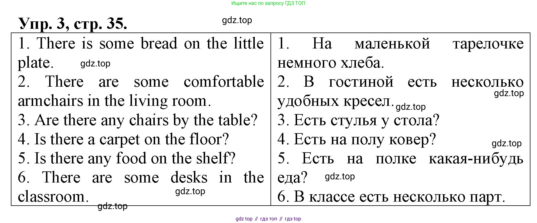 ГДЗ Английский язык (english), 4 класс Контрольные работы, авторы: Афанасьева Ольга Васильевна (Afanasyeva Olga), Михеева Ирина Владимировна (Mikheeva Irina), Баранова Ксения Михайловна (Baranova Ksenia), издательство Просвещение, Москва, 2016 - 2023, сиреневого цвета, страница 35, номер 3, Решение