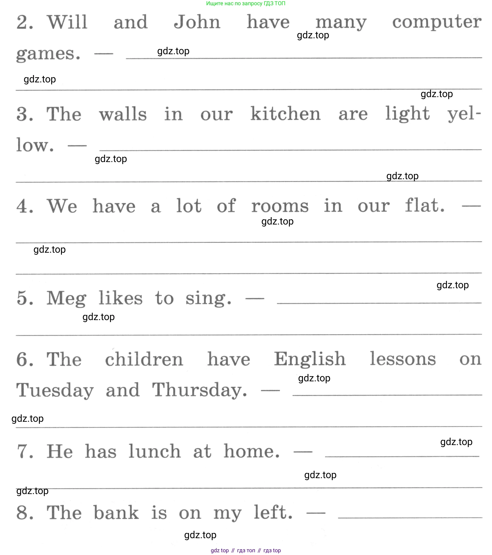 ГДЗ Английский язык (english), 4 класс Лексико-грамматический практикум, авторы: Афанасьева Ольга Васильевна (Afanasyeva Olga), Михеева Ирина Владимировна (Mikheeva Irina), Сьянов Александр Валерьевич, издательство Просвещение, Москва, 2015, сиреневого цвета, страница 68, номер 23, Условие (продолжение 2)