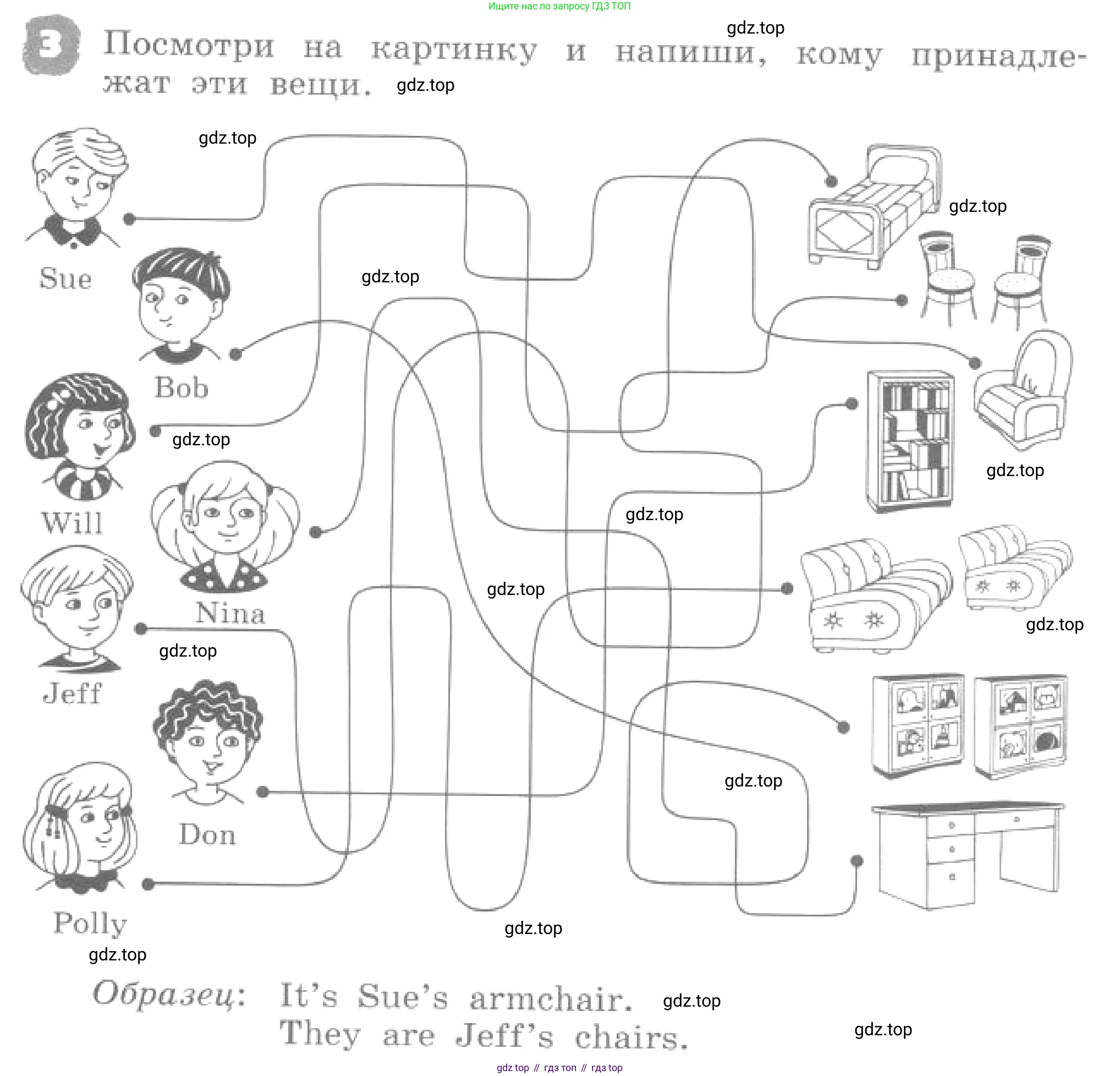 ГДЗ Английский язык (english), 4 класс рабочая тетрадь, авторы: Афанасьева Ольга Васильевна (Afanasyeva Olga), Михеева Ирина Владимировна (Mikheeva Irina), издательство Дрофа, Москва, 2013 - 2023, сиреневого цвета, страница 48, номер 3, Условие