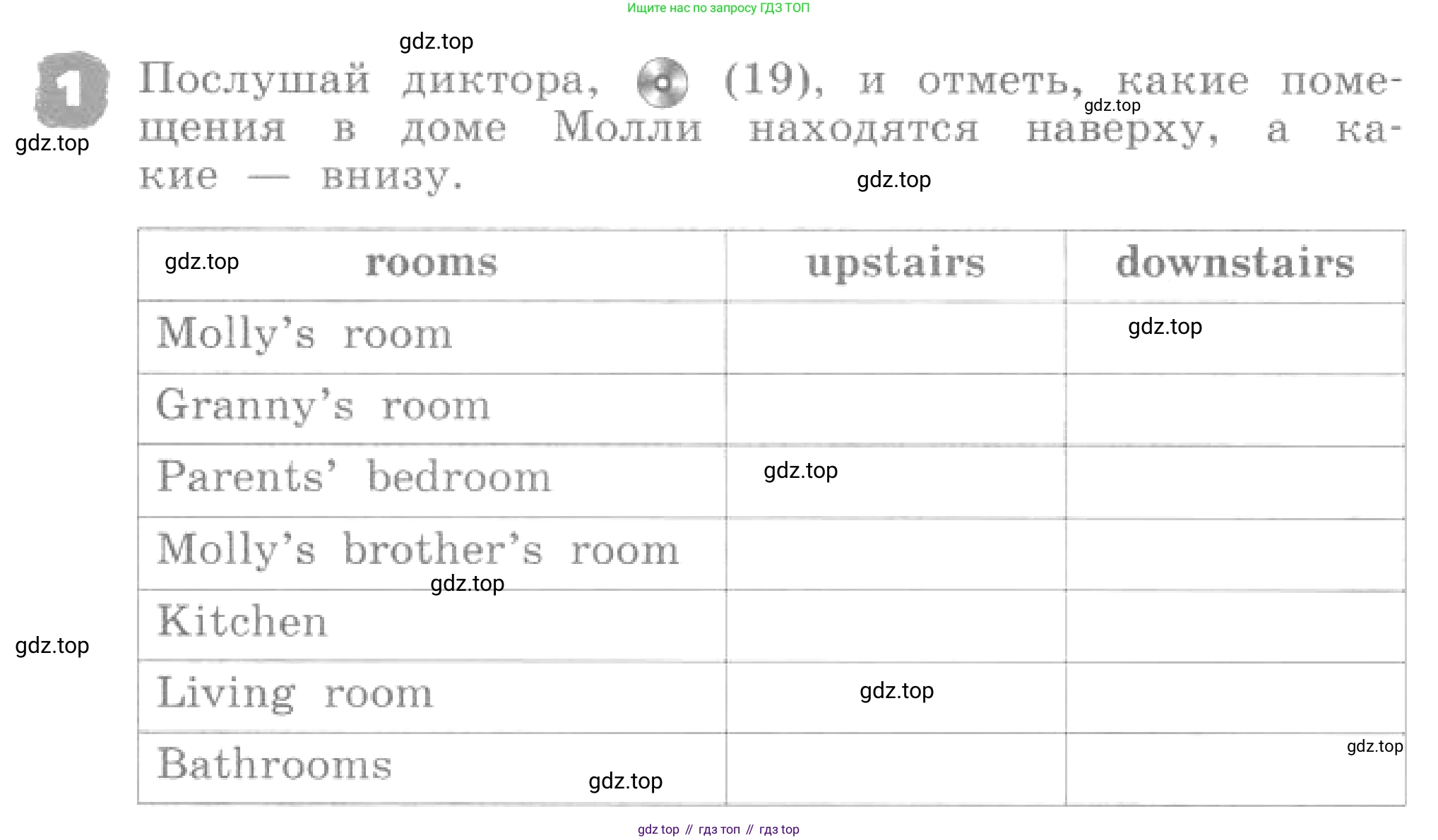 ГДЗ Английский язык (english), 4 класс рабочая тетрадь, авторы: Афанасьева Ольга Васильевна (Afanasyeva Olga), Михеева Ирина Владимировна (Mikheeva Irina), издательство Дрофа, Москва, 2013 - 2023, сиреневого цвета, страница 50, номер 1, Условие