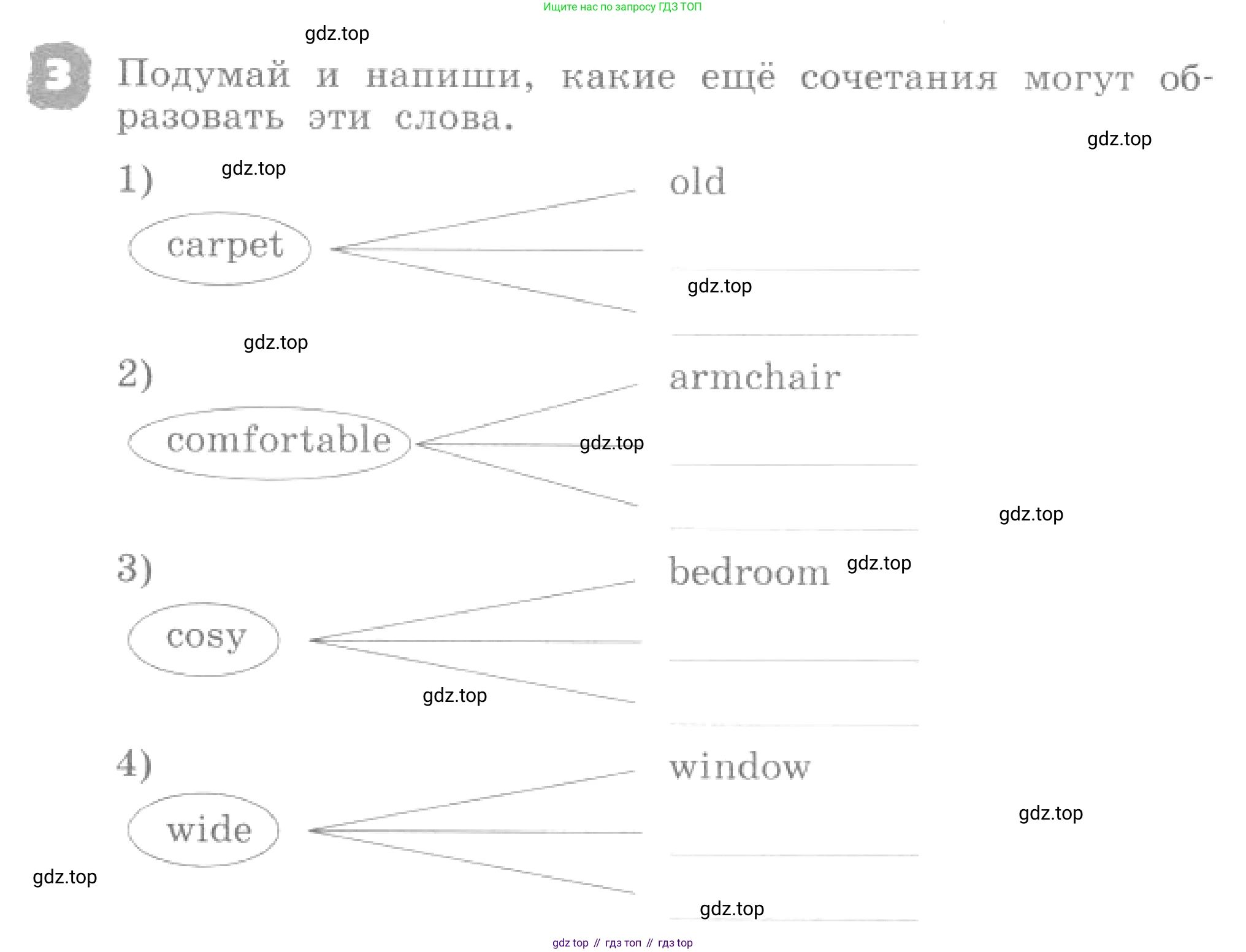 ГДЗ Английский язык (english), 4 класс рабочая тетрадь, авторы: Афанасьева Ольга Васильевна (Afanasyeva Olga), Михеева Ирина Владимировна (Mikheeva Irina), издательство Дрофа, Москва, 2013 - 2023, сиреневого цвета, страница 54, номер 3, Условие