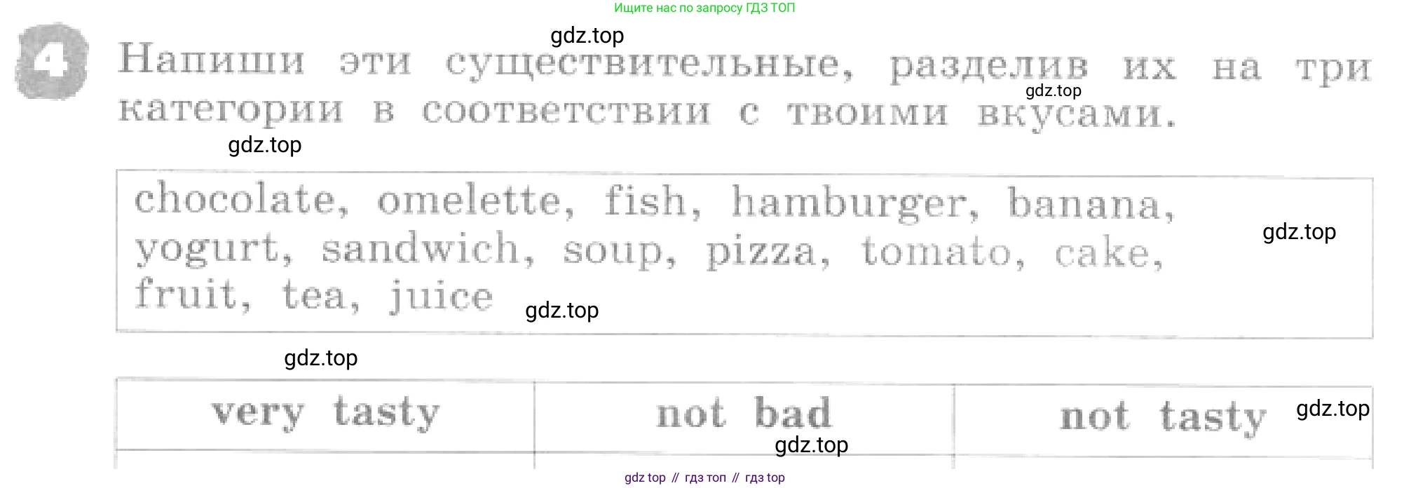 ГДЗ Английский язык (english), 4 класс рабочая тетрадь, авторы: Афанасьева Ольга Васильевна (Afanasyeva Olga), Михеева Ирина Владимировна (Mikheeva Irina), издательство Дрофа, Москва, 2013 - 2023, сиреневого цвета, страница 78, номер 4, Условие