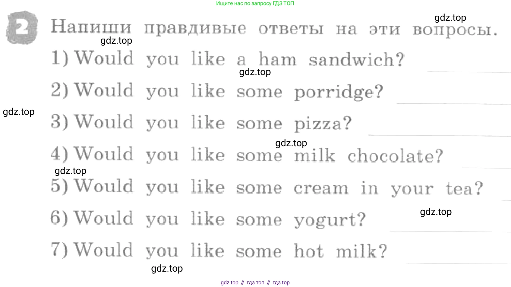 ГДЗ Английский язык (english), 4 класс рабочая тетрадь, авторы: Афанасьева Ольга Васильевна (Afanasyeva Olga), Михеева Ирина Владимировна (Mikheeva Irina), издательство Дрофа, Москва, 2013 - 2023, сиреневого цвета, страница 82, номер 2, Условие