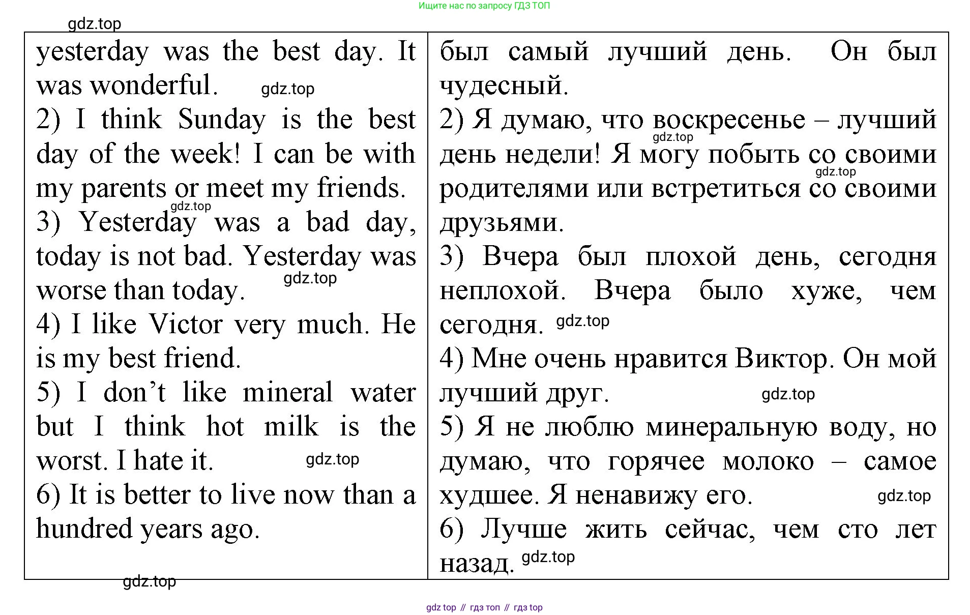 ГДЗ Английский язык (english), 4 класс рабочая тетрадь, авторы: Афанасьева Ольга Васильевна (Afanasyeva Olga), Михеева Ирина Владимировна (Mikheeva Irina), издательство Дрофа, Москва, 2013 - 2023, сиреневого цвета, страница 92, номер 3, Решение (продолжение 2)