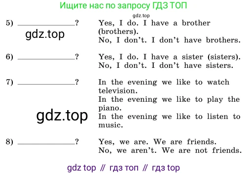 ГДЗ Английский язык (english), 4 класс Учебник, авторы: Афанасьева Ольга Васильевна (Afanasyeva Olga), Михеева Ирина Владимировна (Mikheeva Irina), издательство Дрофа, Москва, 2016 - 2023, радужного цвета, Часть ( Part) 1, страница 24, номер 6, Условие (продолжение 2)