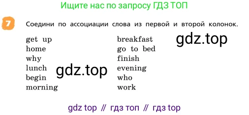 ГДЗ Английский язык (english), 4 класс Учебник, авторы: Афанасьева Ольга Васильевна (Afanasyeva Olga), Михеева Ирина Владимировна (Mikheeva Irina), издательство Дрофа, Москва, 2016 - 2023, радужного цвета, Часть ( Part) 1, страница 34, номер 7, Условие