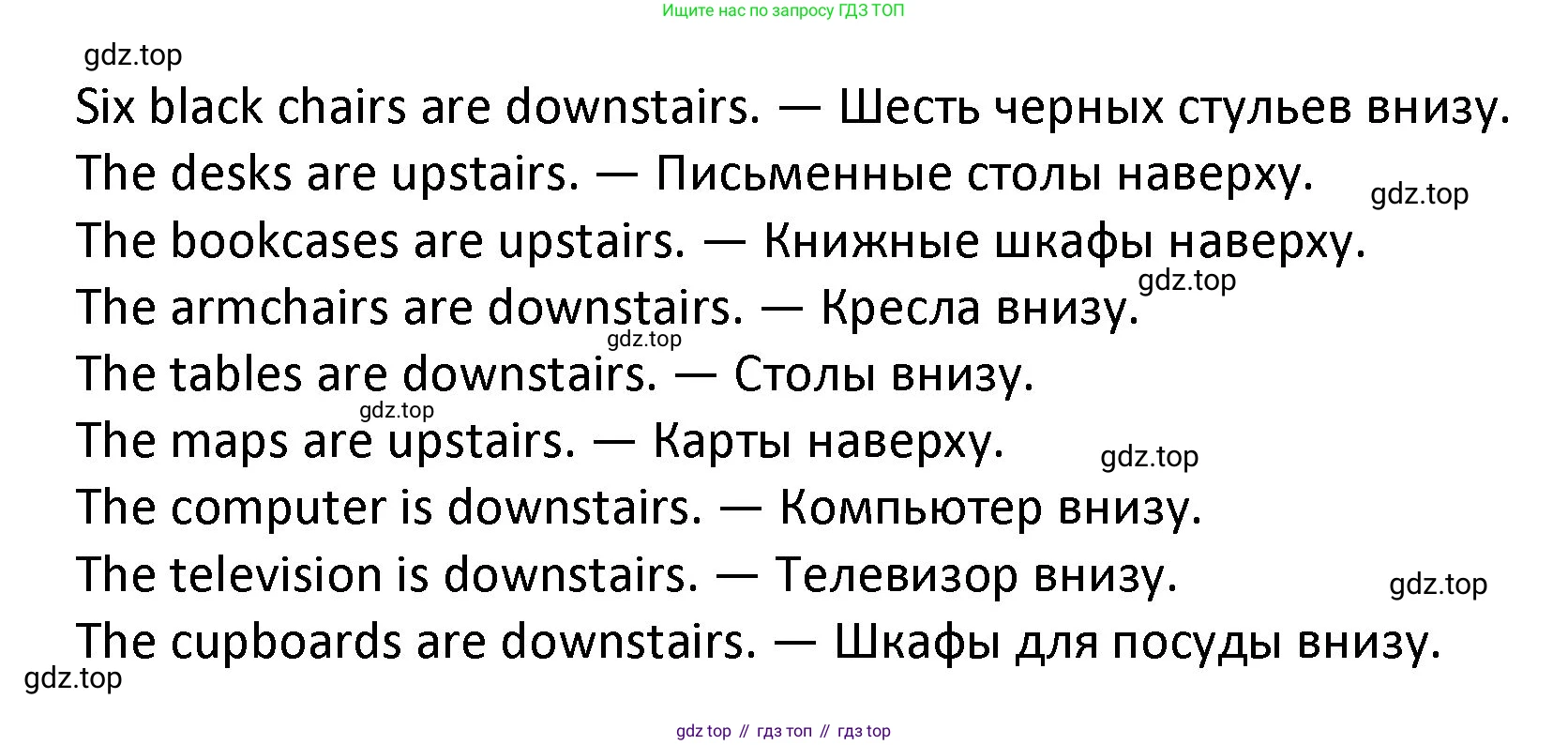 ГДЗ Английский язык (english), 4 класс Учебник, авторы: Афанасьева Ольга Васильевна (Afanasyeva Olga), Михеева Ирина Владимировна (Mikheeva Irina), издательство Дрофа, Москва, 2016 - 2023, радужного цвета, Часть ( Part) 1, страница 74, номер 7, Решение (продолжение 2)