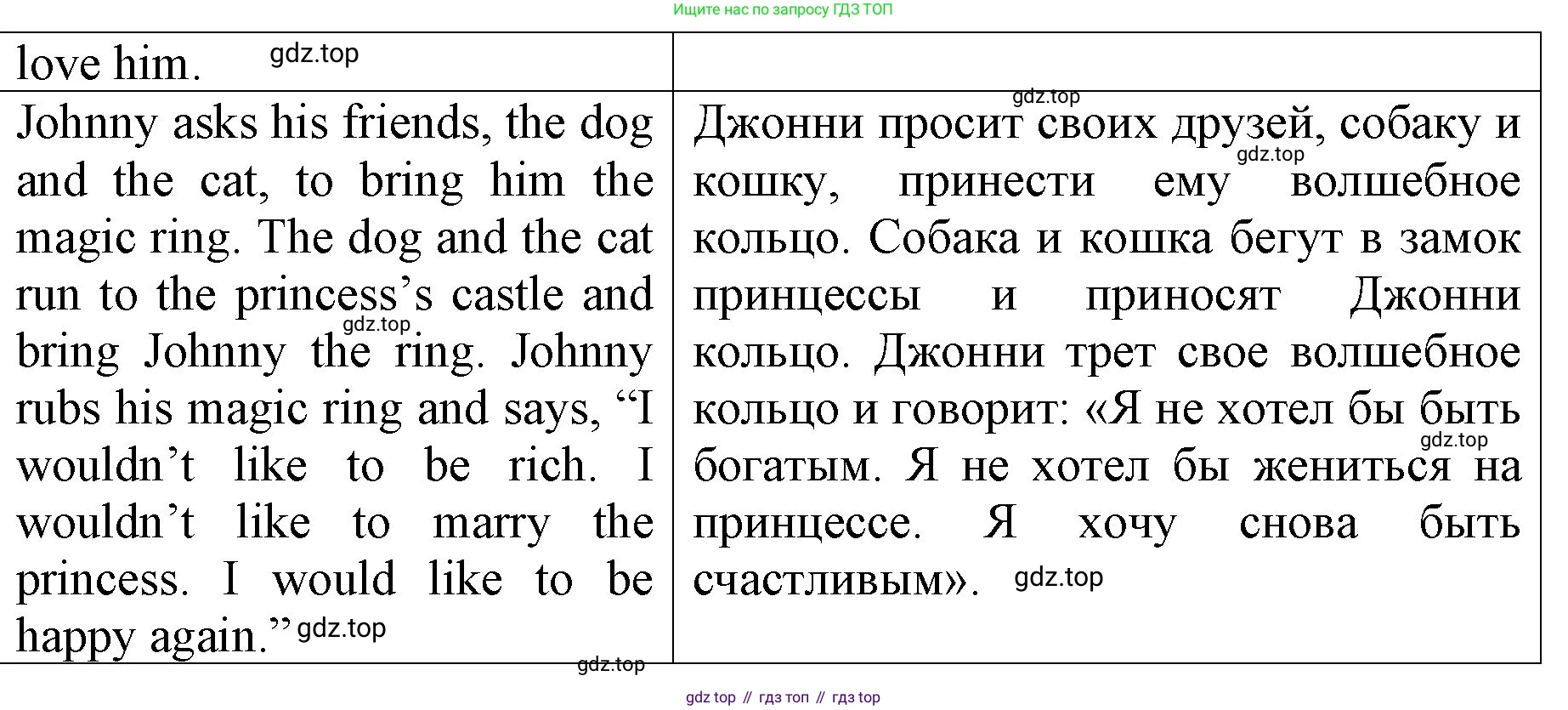 ГДЗ Английский язык (english), 4 класс Книга для чтения, авторы: Афанасьева Ольга Васильевна (Afanasyeva Olga), Михеева Ирина Владимировна (Mikheeva Irina), издательство Просвещение, Москва, 2017 - 2023, сиреневого цвета, страница 30, номер 4, Решение (продолжение 3)
