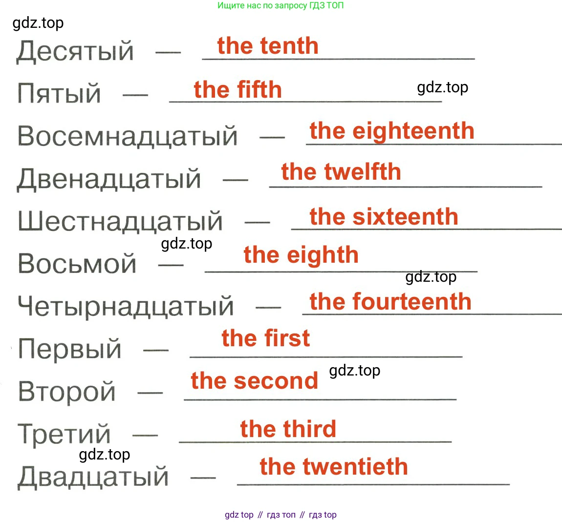 ГДЗ Английский язык (english), 4 класс Грамматический тренажёр, автор: Юшина Дарья Генадьевна, издательство Просвещение, Москва, 2019, красного цвета, страница 62, номер 1, Решение 3 (продолжение 2)