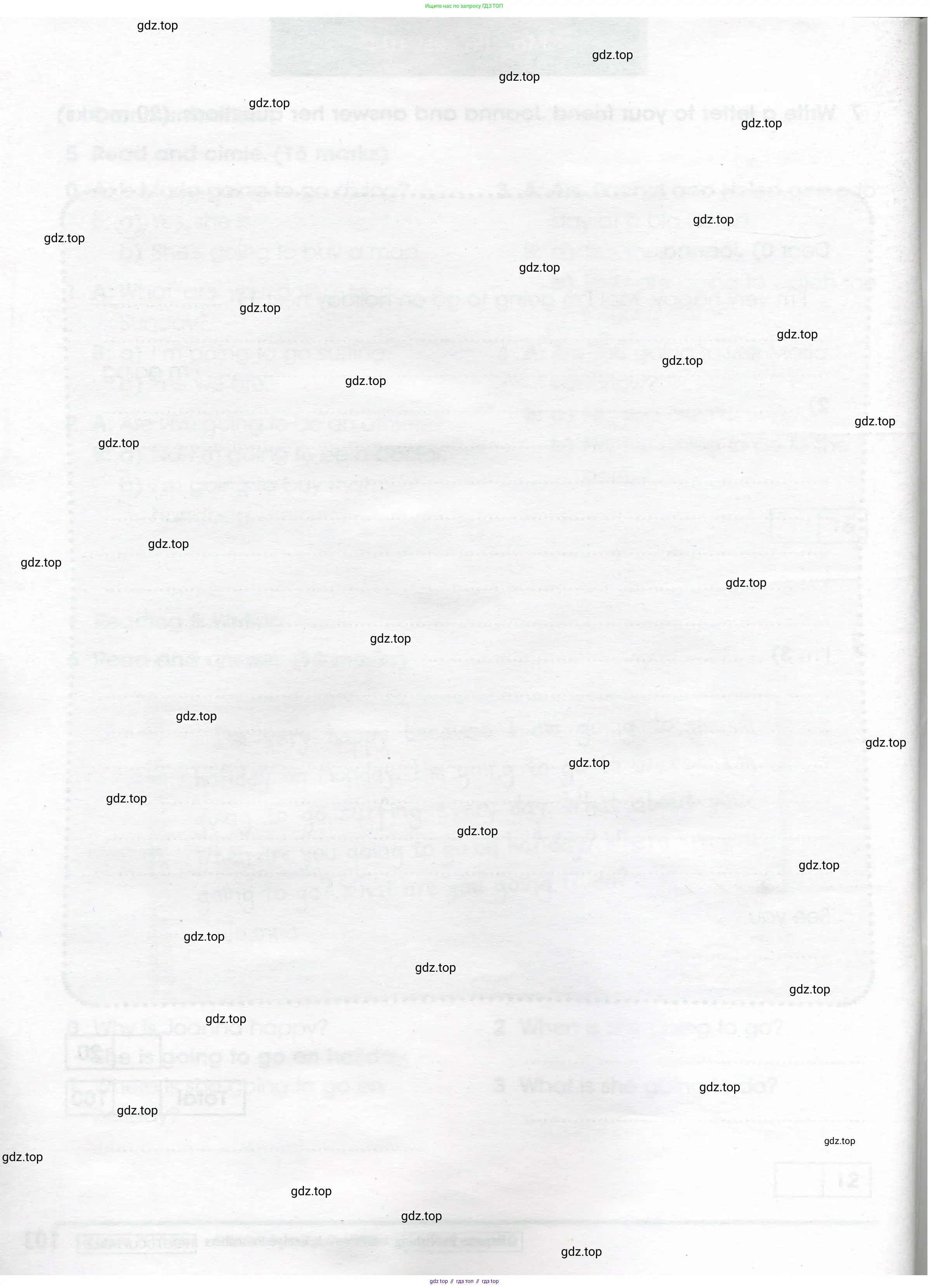 Английский язык (english), 4 класс контрольные задания (test booklet), авторы: Баранова Ксения Михайловна (Baranova Ksenia), Дули Дженни (Dooley Jenny), Копылова Виктория Викторовна (Kopylova Victoria), Мильруд Радислав Петрович (Millrood Radislav), Эванс Вирджиния (Evans Virginia), издательство Просвещение, Москва, 2023, серого цвета, страница 104