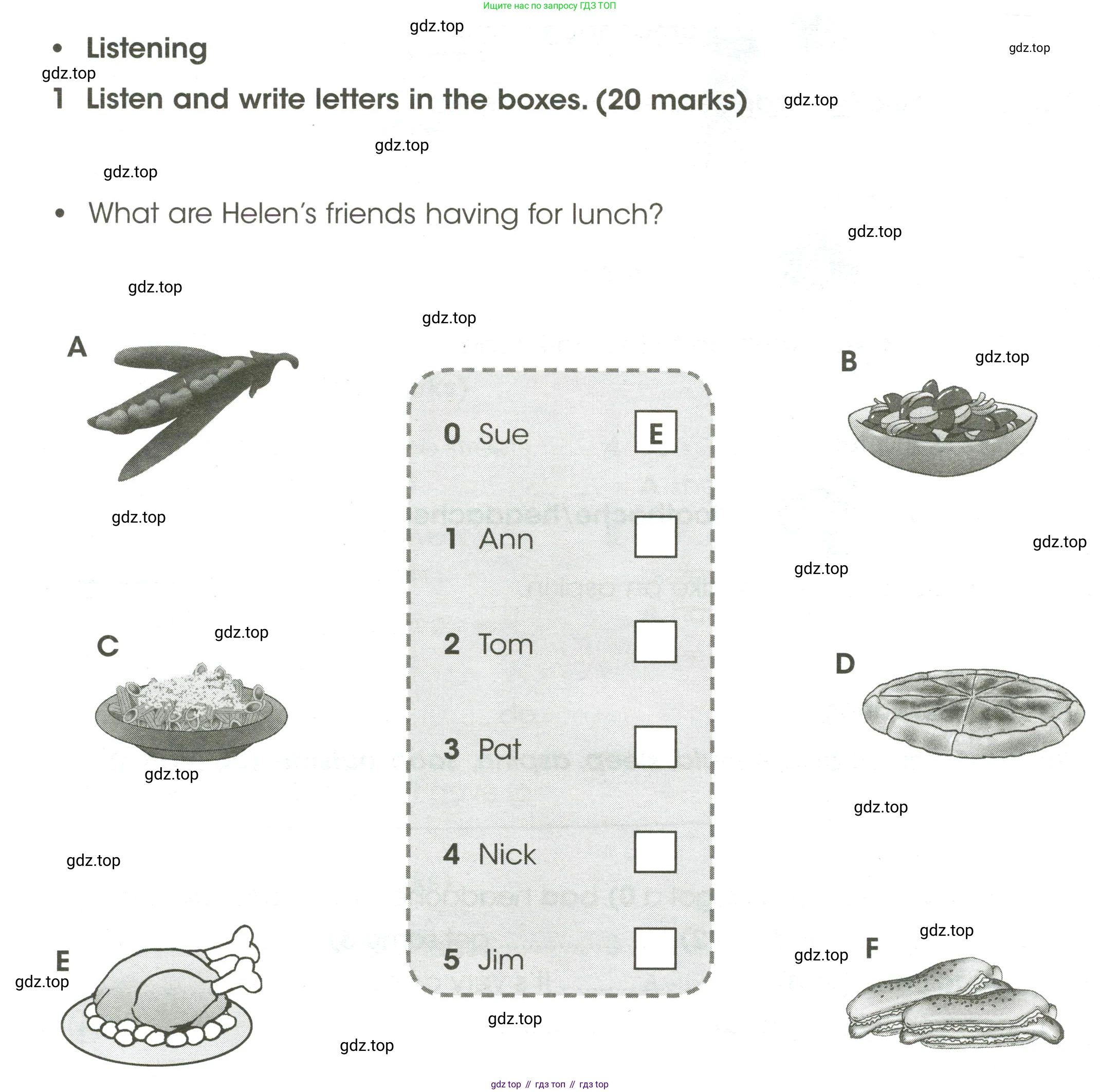 ГДЗ Английский язык (english), 4 класс контрольные задания (test booklet), авторы: Баранова Ксения Михайловна (Baranova Ksenia), Дули Дженни (Dooley Jenny), Копылова Виктория Викторовна (Kopylova Victoria), Мильруд Радислав Петрович (Millrood Radislav), Эванс Вирджиния (Evans Virginia), издательство Просвещение, Москва, 2023, серого цвета, страница 60, номер 1, Условие
