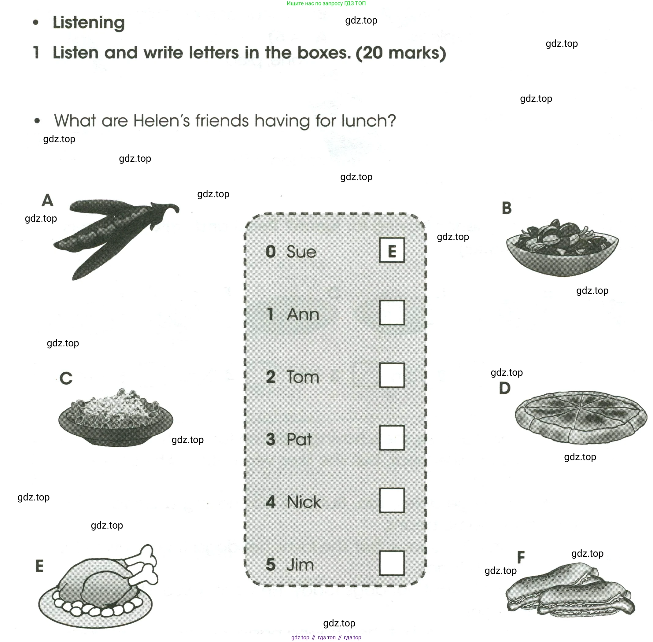 ГДЗ Английский язык (english), 4 класс контрольные задания (test booklet), авторы: Баранова Ксения Михайловна (Baranova Ksenia), Дули Дженни (Dooley Jenny), Копылова Виктория Викторовна (Kopylova Victoria), Мильруд Радислав Петрович (Millrood Radislav), Эванс Вирджиния (Evans Virginia), издательство Просвещение, Москва, 2023, серого цвета, страница 64, номер 1, Условие