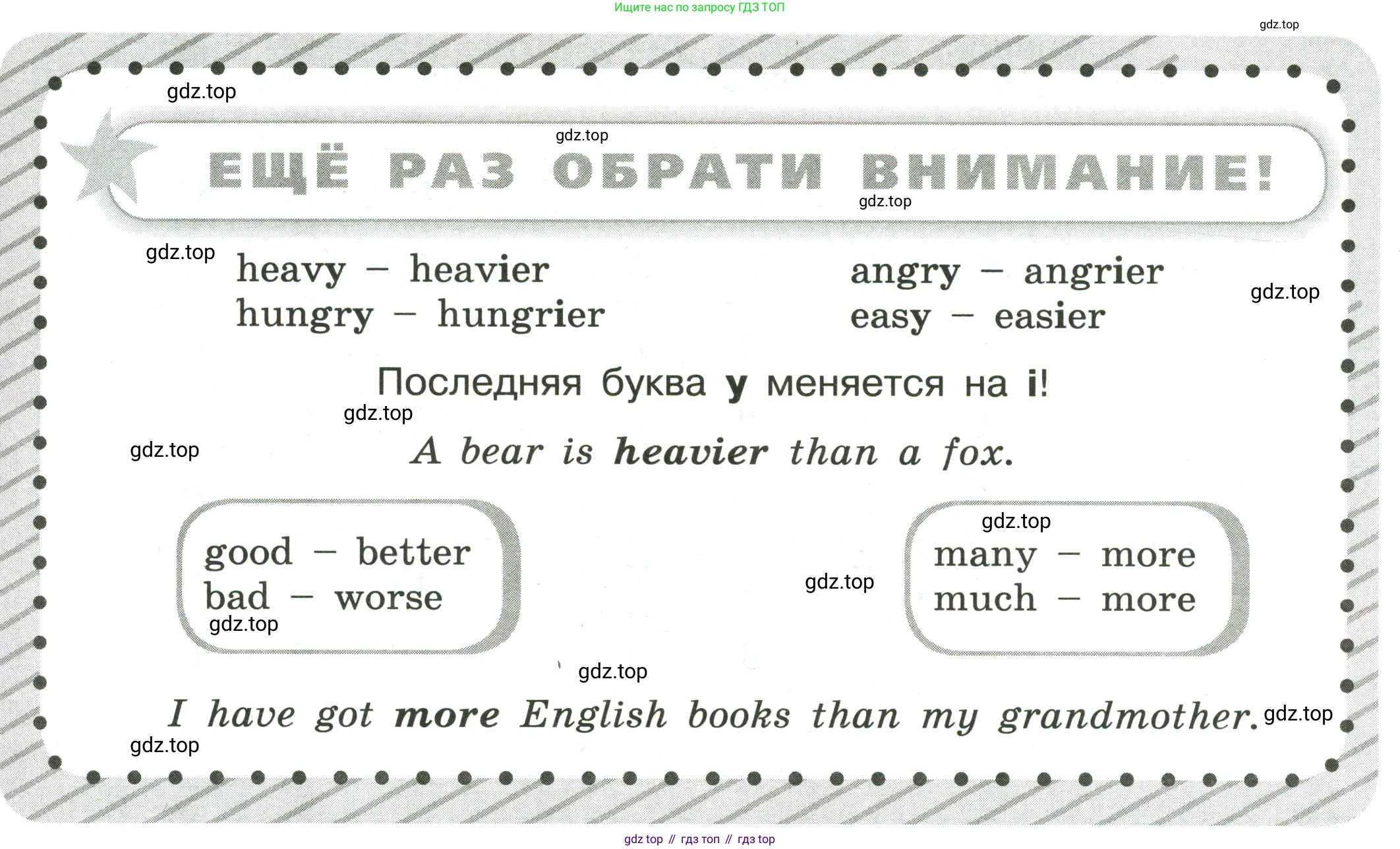 ГДЗ Английский язык (english), 4 класс сборник грамматических упражнений, автор: Рязанцева Светлана Борисовна, издательство Просвещение, Москва, 2023, белого цвета, страница 32, номер 1, Условие (продолжение 2)