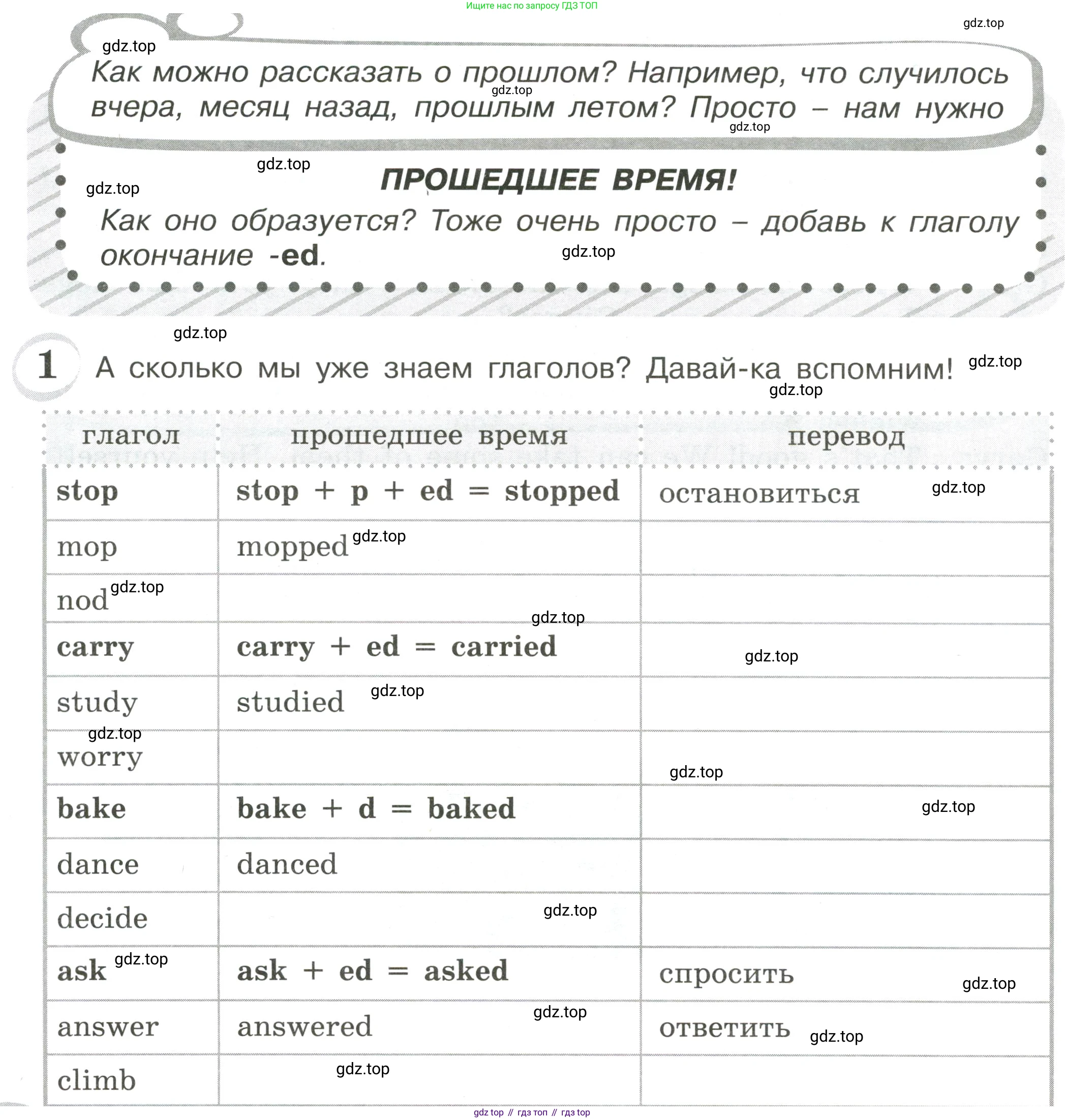 ГДЗ Английский язык (english), 4 класс сборник грамматических упражнений, автор: Рязанцева Светлана Борисовна, издательство Просвещение, Москва, 2023, белого цвета, страница 60, номер 1, Условие