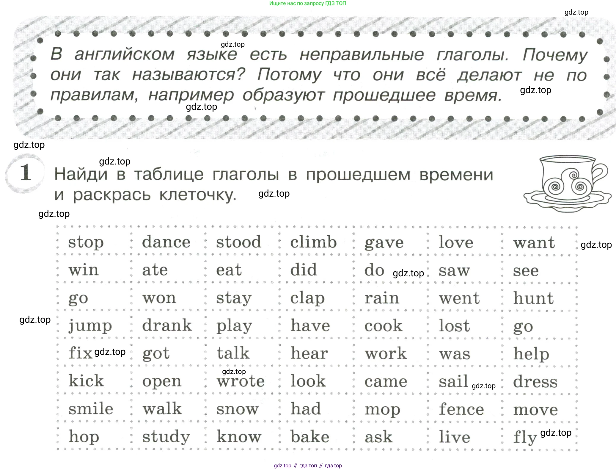 ГДЗ Английский язык (english), 4 класс сборник грамматических упражнений, автор: Рязанцева Светлана Борисовна, издательство Просвещение, Москва, 2023, белого цвета, страница 68, номер 1, Условие