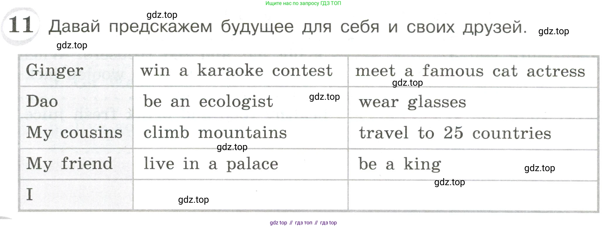ГДЗ Английский язык (english), 4 класс сборник грамматических упражнений, автор: Рязанцева Светлана Борисовна, издательство Просвещение, Москва, 2023, белого цвета, страница 76, номер 11, Условие