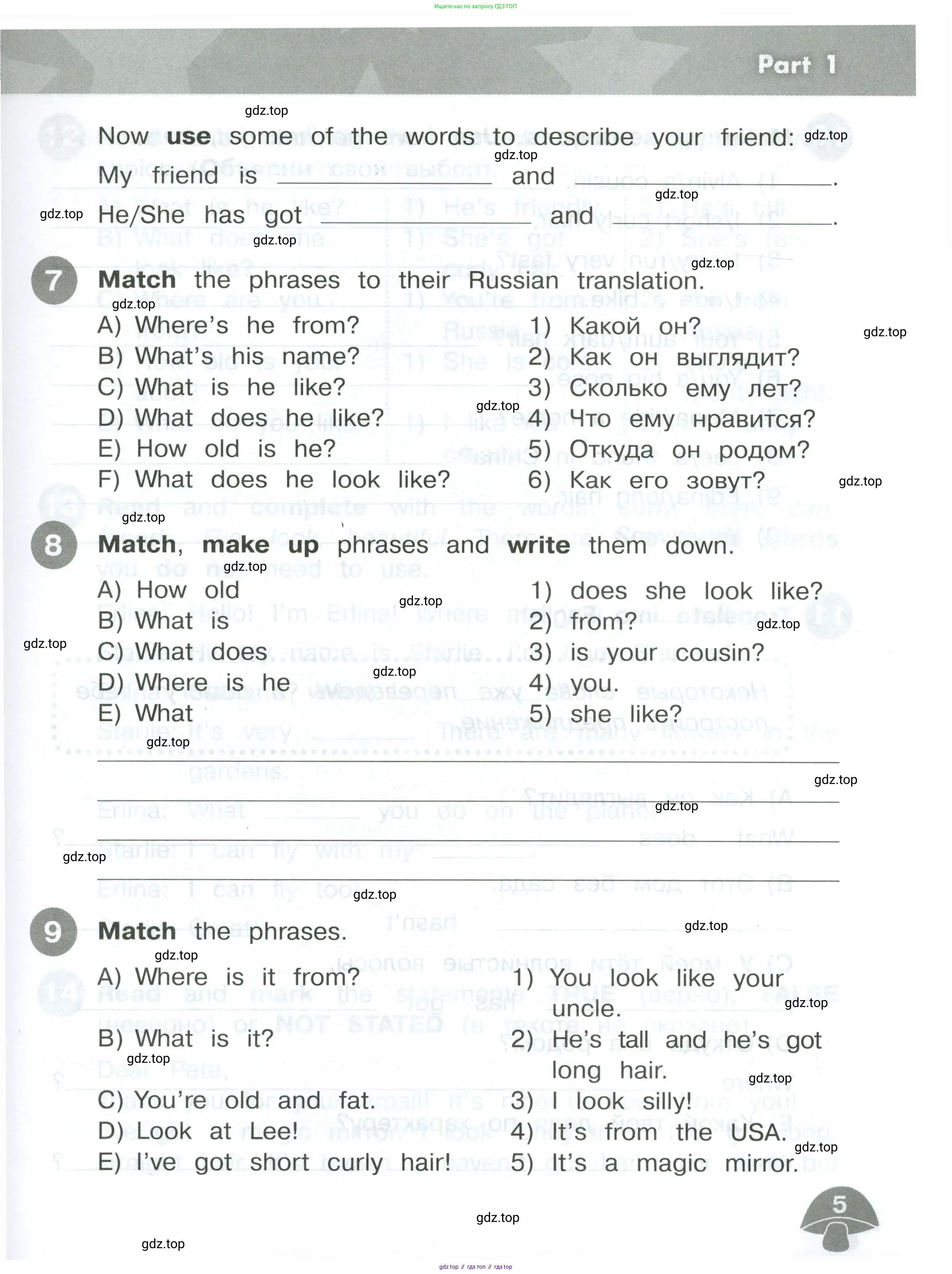 Английский язык (english), 4 класс Сборник упражнений, автор: Котова Марина Петровна, издательство Просвещение, Москва, 2023, белого цвета, страница 5