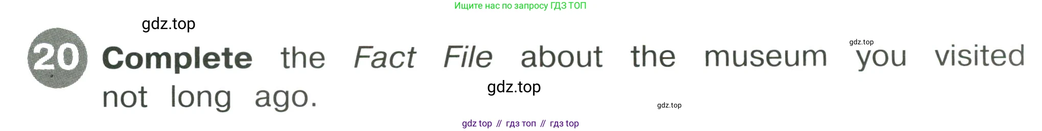 Английский язык (english), 4 класс Сборник упражнений, автор: Котова Марина Петровна, издательство Просвещение, Москва, 2023, белого цвета, страница 100, номер 20, Условие