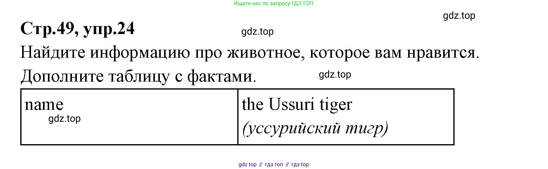 Английский язык (english), 4 класс Сборник упражнений, автор: Котова Марина Петровна, издательство Просвещение, Москва, 2023, белого цвета, страница 49, номер 24, Решение
