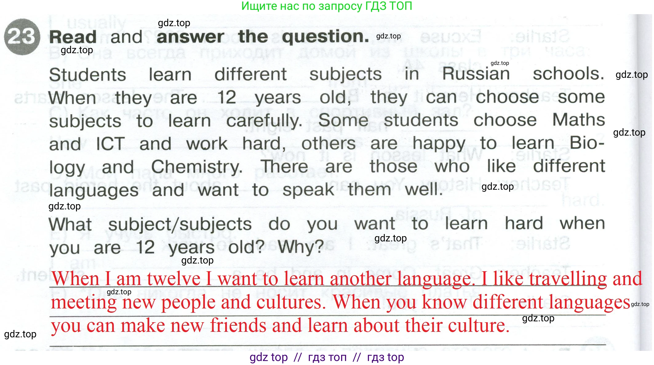 Английский язык (english), 4 класс Сборник упражнений, автор: Котова Марина Петровна, издательство Просвещение, Москва, 2023, белого цвета, страница 38, номер 23, Решение 2