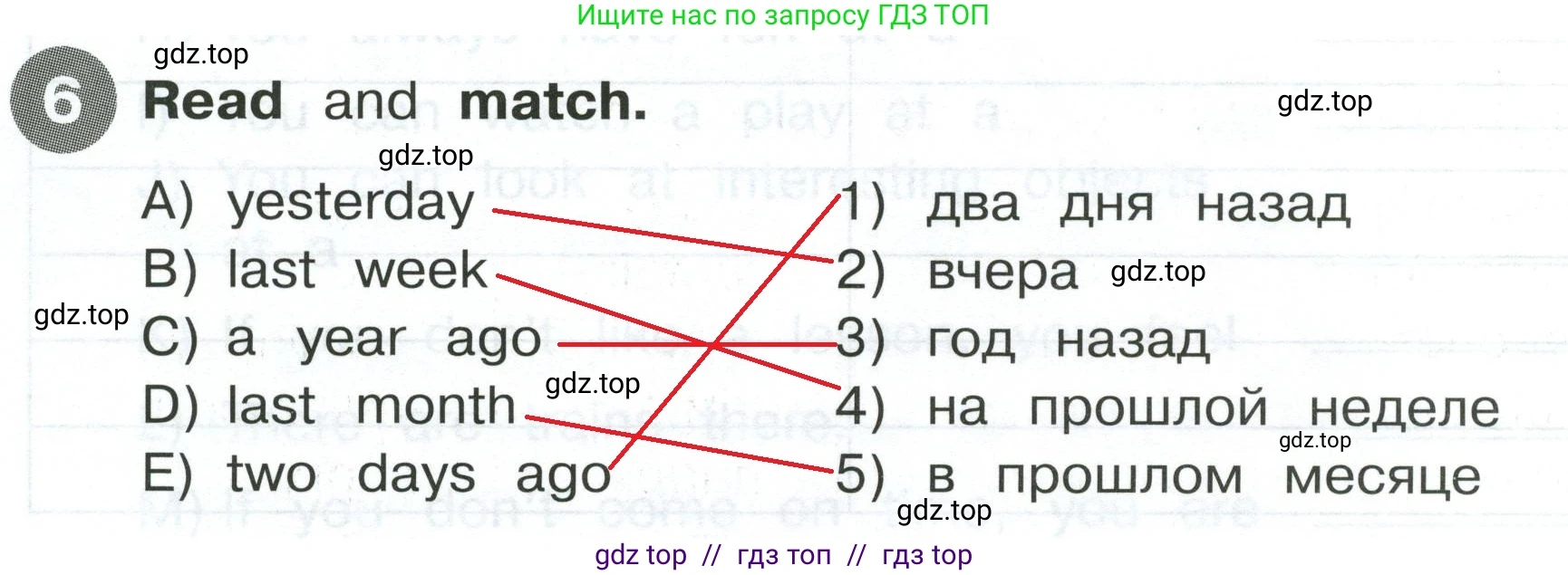 Английский язык (english), 4 класс Сборник упражнений, автор: Котова Марина Петровна, издательство Просвещение, Москва, 2023, белого цвета, страница 52, номер 6, Решение 2