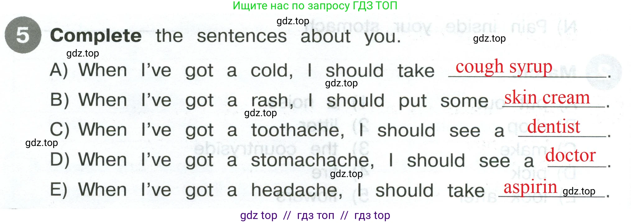 Английский язык (english), 4 класс Сборник упражнений, автор: Котова Марина Петровна, издательство Просвещение, Москва, 2023, белого цвета, страница 62, номер 5, Решение 2