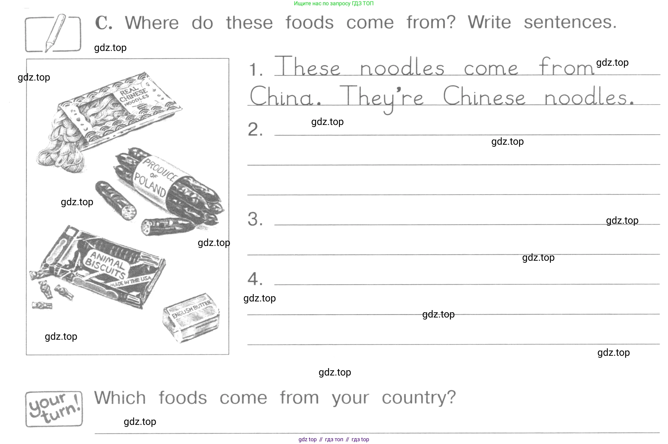 ГДЗ Английский язык (english), 4 класс рабочая тетрадь (activity book), авторы: Вербицкая Мария Валерьевна (Verbitskaya Maria), Эббс Брайен (Abbs Brian), Уорелл Энн (Worrall Anne), Уорд Энн (Ward Ann), издательство Вентана-граф, Москва, 2017, оранжевого цвета, страница 9, номер C, Условие
