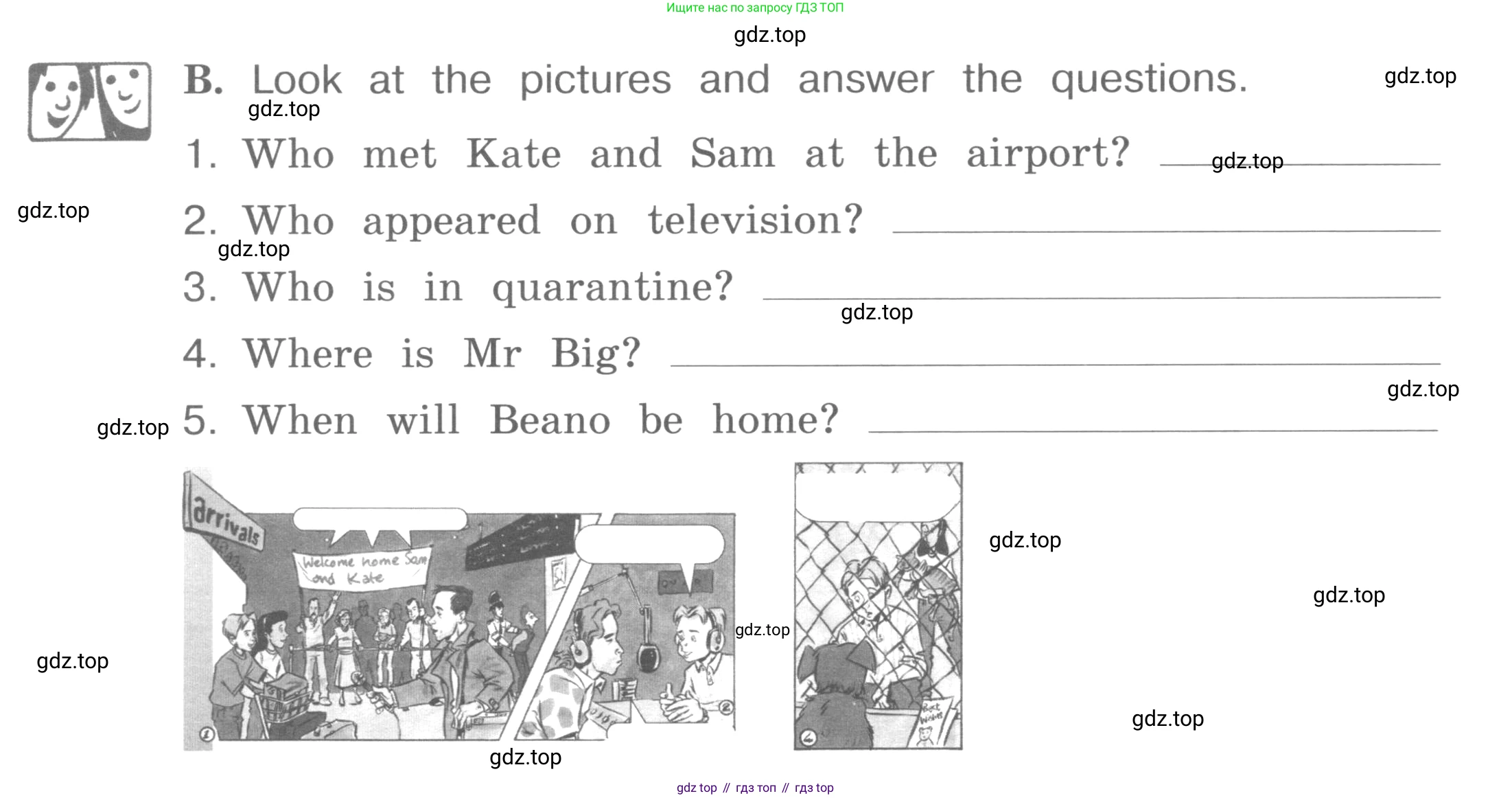 ГДЗ Английский язык (english), 4 класс рабочая тетрадь (activity book), авторы: Вербицкая Мария Валерьевна (Verbitskaya Maria), Эббс Брайен (Abbs Brian), Уорелл Энн (Worrall Anne), Уорд Энн (Ward Ann), издательство Вентана-граф, Москва, 2017, оранжевого цвета, страница 64, номер B, Условие