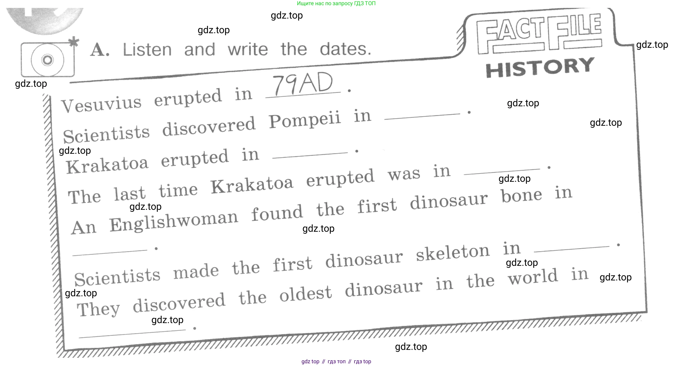 ГДЗ Английский язык (english), 4 класс рабочая тетрадь (activity book), авторы: Вербицкая Мария Валерьевна (Verbitskaya Maria), Эббс Брайен (Abbs Brian), Уорелл Энн (Worrall Anne), Уорд Энн (Ward Ann), издательство Вентана-граф, Москва, 2017, оранжевого цвета, страница 76, номер A, Условие