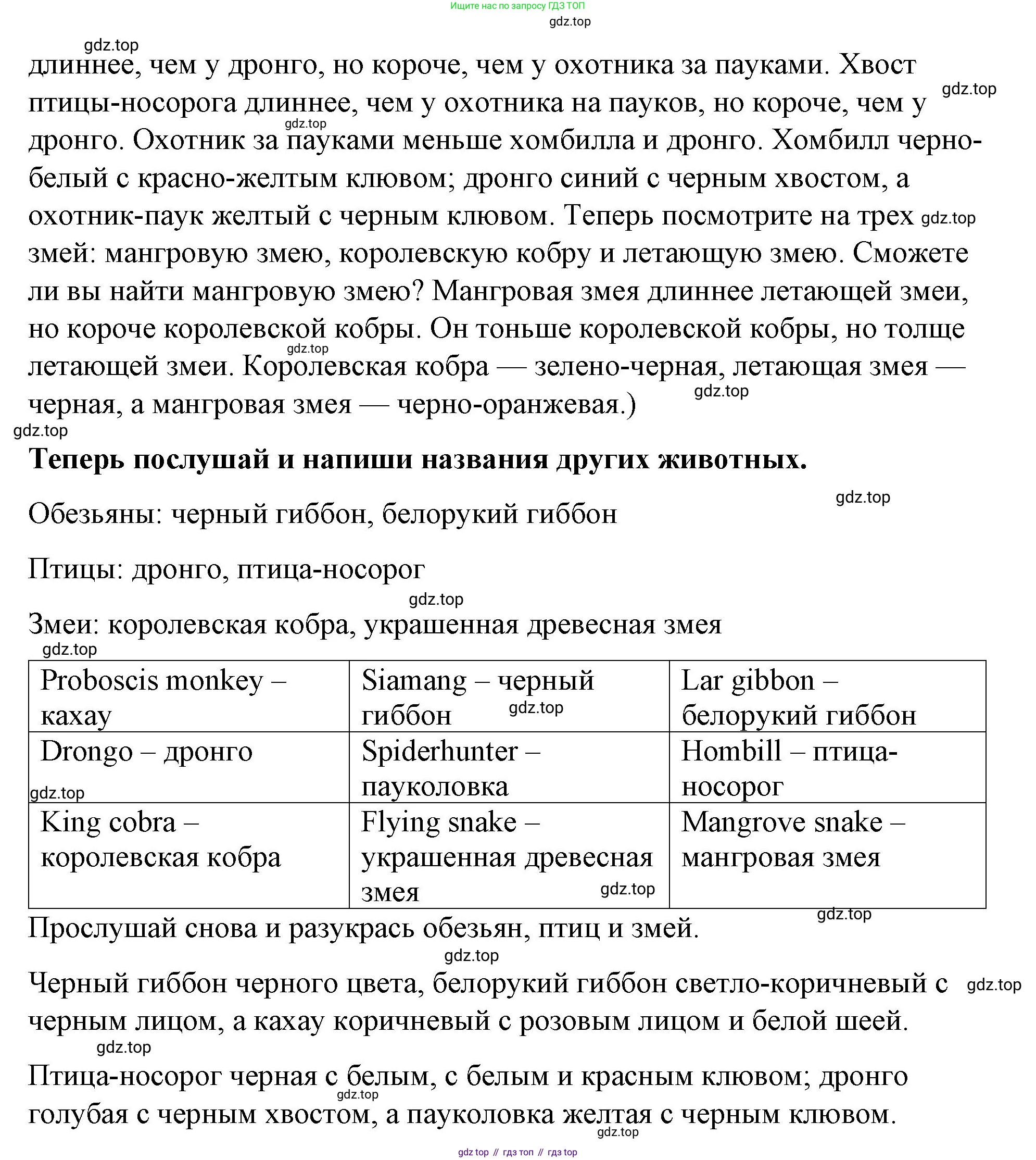 ГДЗ Английский язык (english), 4 класс рабочая тетрадь (activity book), авторы: Вербицкая Мария Валерьевна (Verbitskaya Maria), Эббс Брайен (Abbs Brian), Уорелл Энн (Worrall Anne), Уорд Энн (Ward Ann), издательство Вентана-граф, Москва, 2017, оранжевого цвета, страница 45, номер C, Решение (продолжение 2)