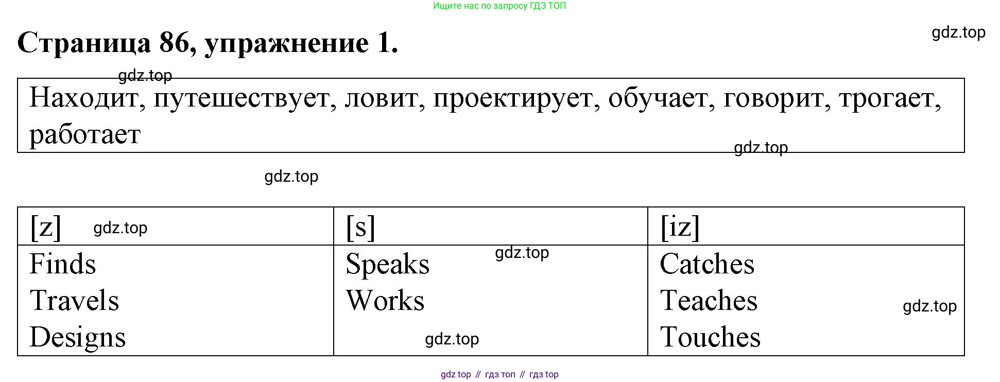 ГДЗ Английский язык (english), 4 класс рабочая тетрадь (activity book), авторы: Вербицкая Мария Валерьевна (Verbitskaya Maria), Эббс Брайен (Abbs Brian), Уорелл Энн (Worrall Anne), Уорд Энн (Ward Ann), издательство Вентана-граф, Москва, 2017, оранжевого цвета, страница 86, номер 1, Решение